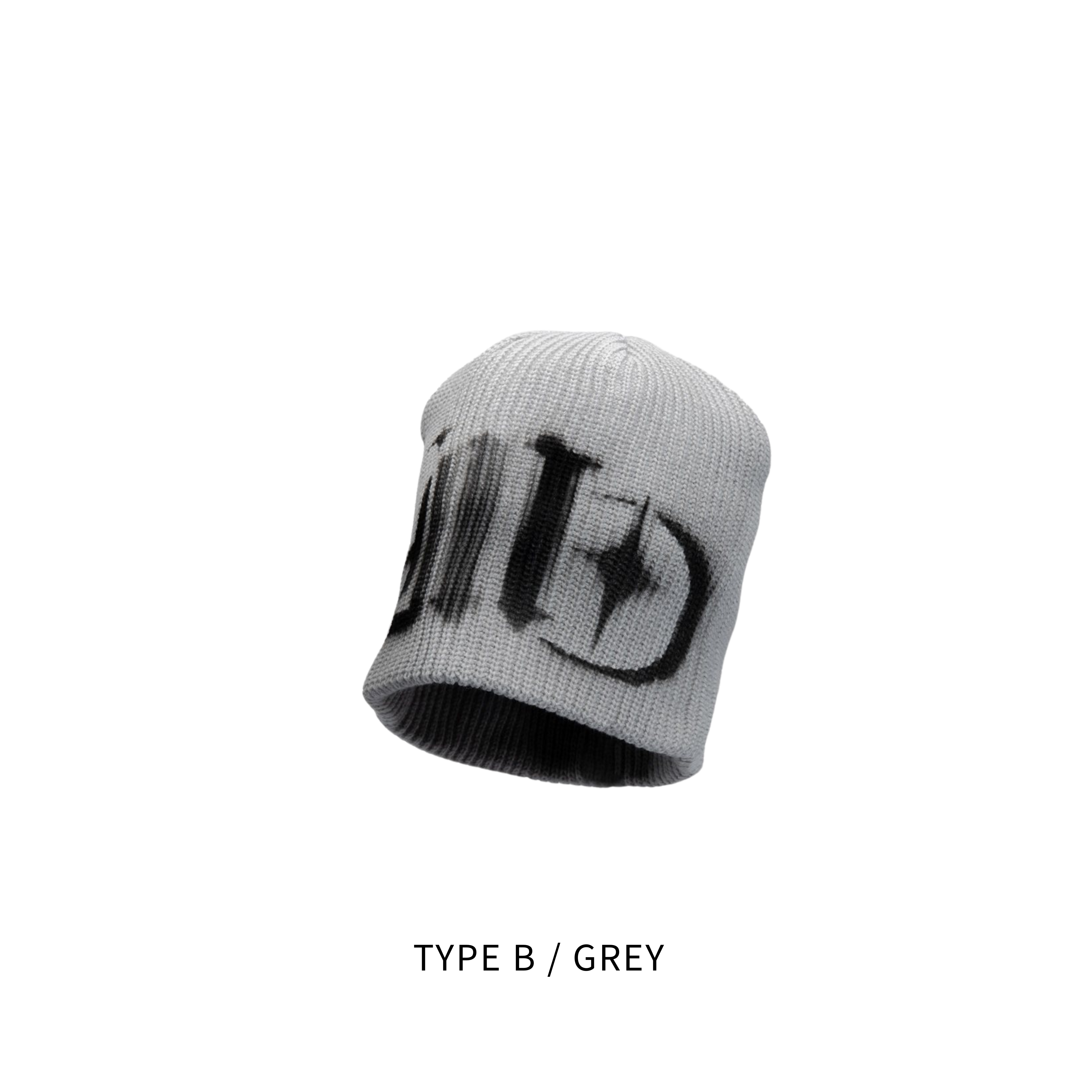 SCRIPT KNIT BEANIE