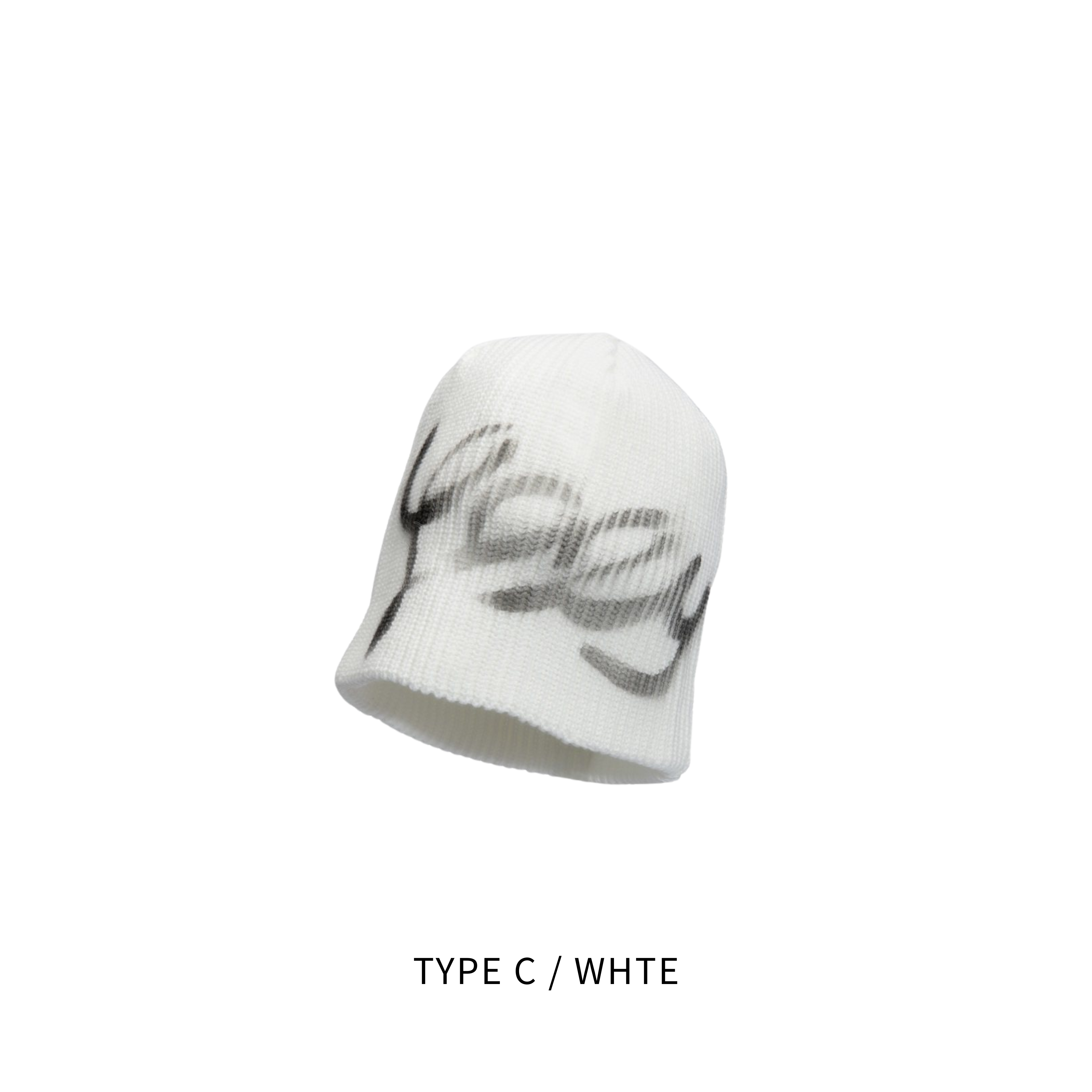 SCRIPT KNIT BEANIE