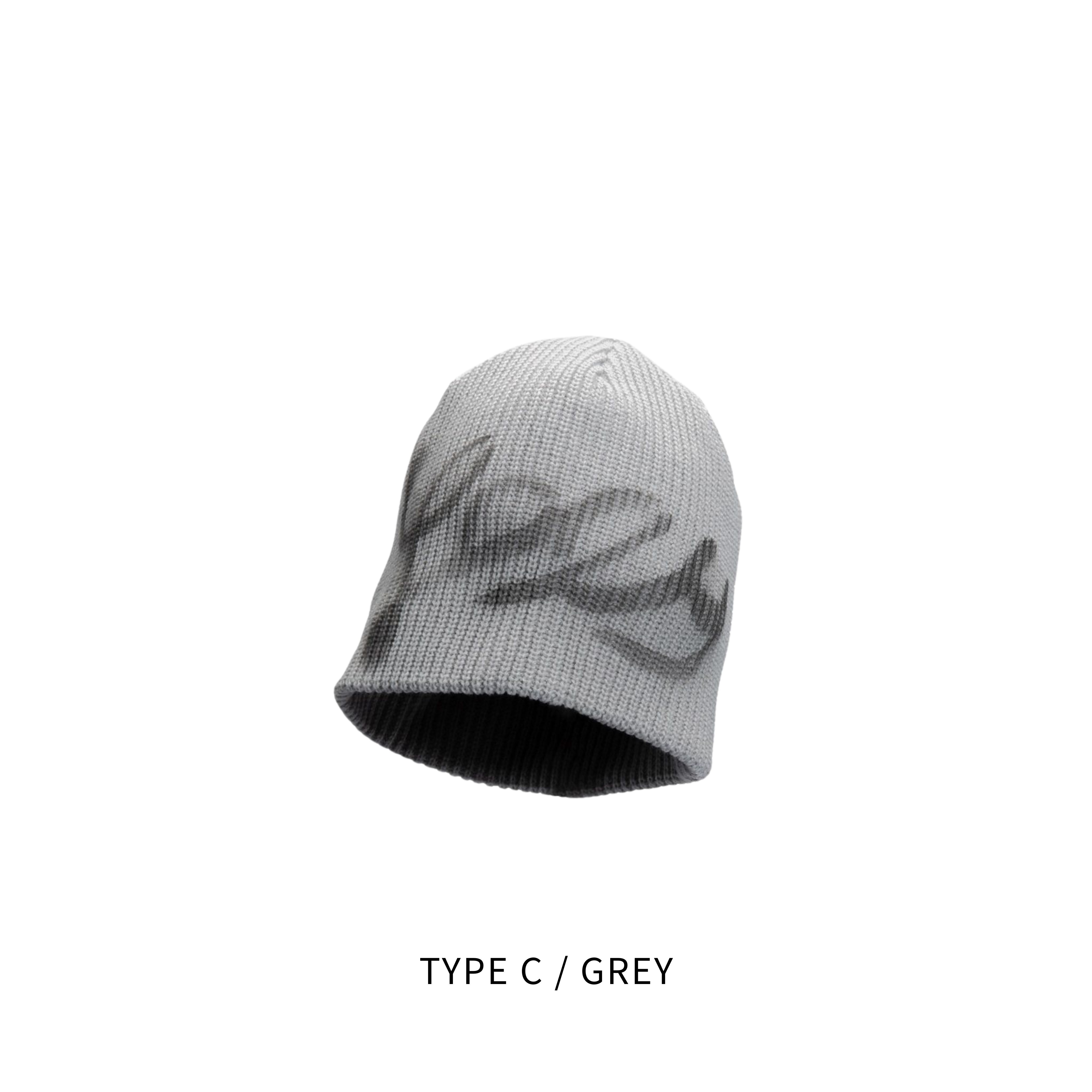 SCRIPT KNIT BEANIE