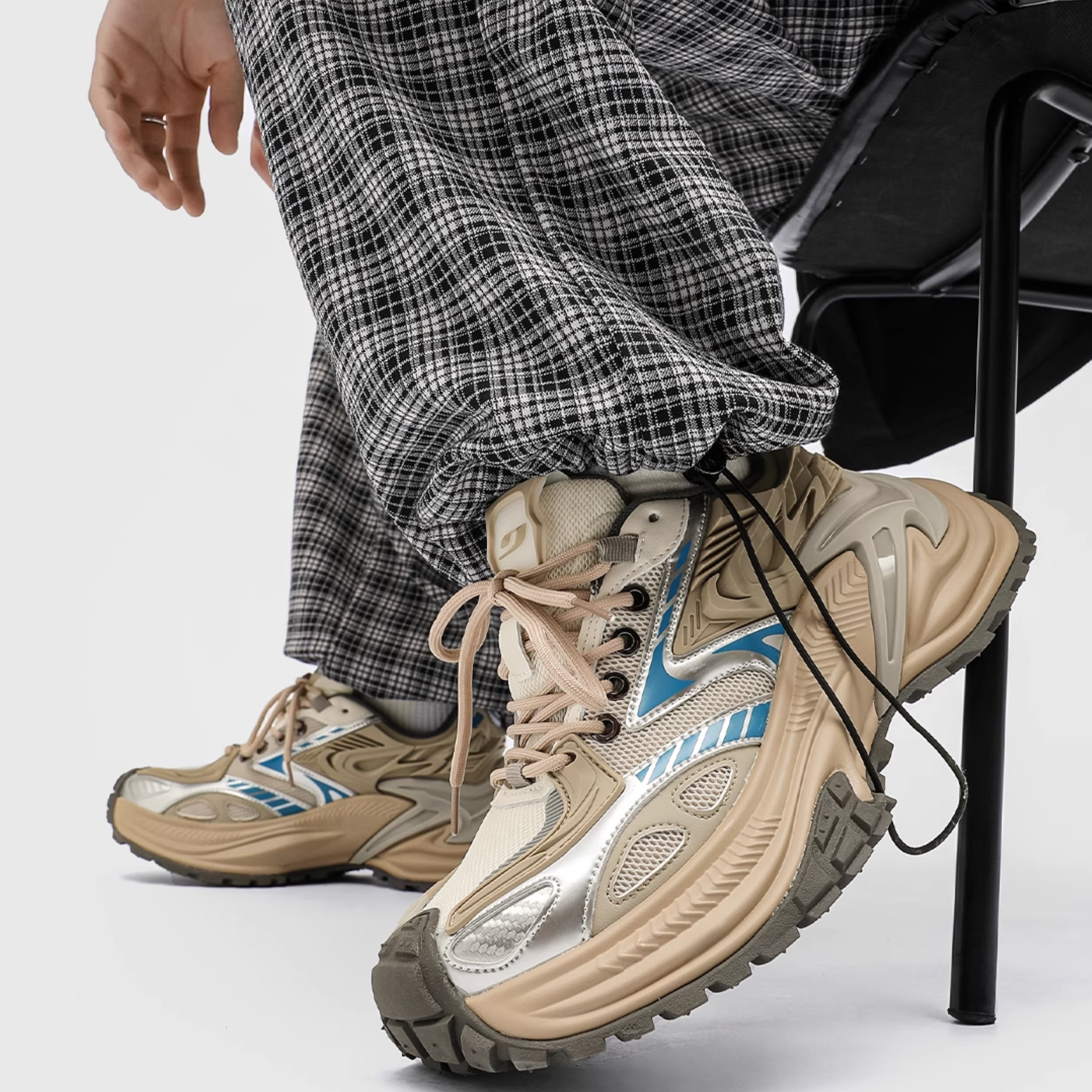 NEO ORBIT DAD SNEAKERS / BEIGE×BLUE