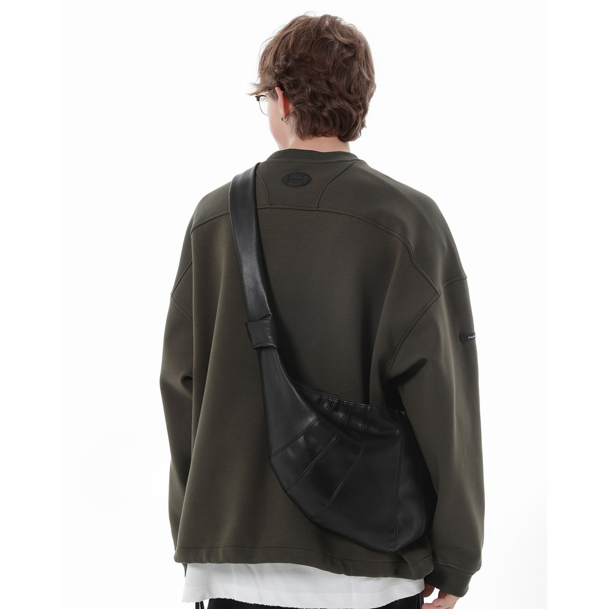 PANEL CURVE SHOULDER BAG