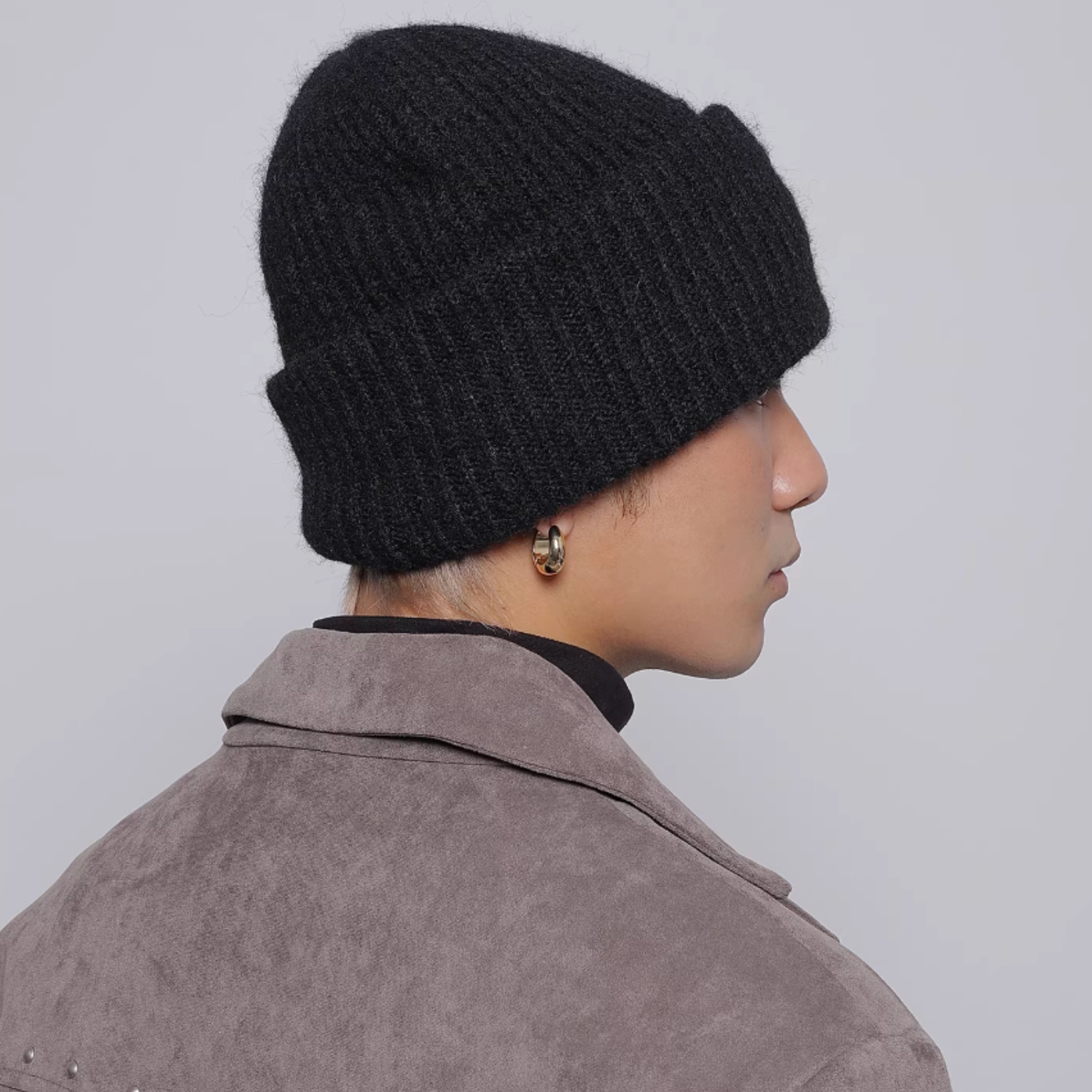 MINIMAL RIB KNIT BEANIE