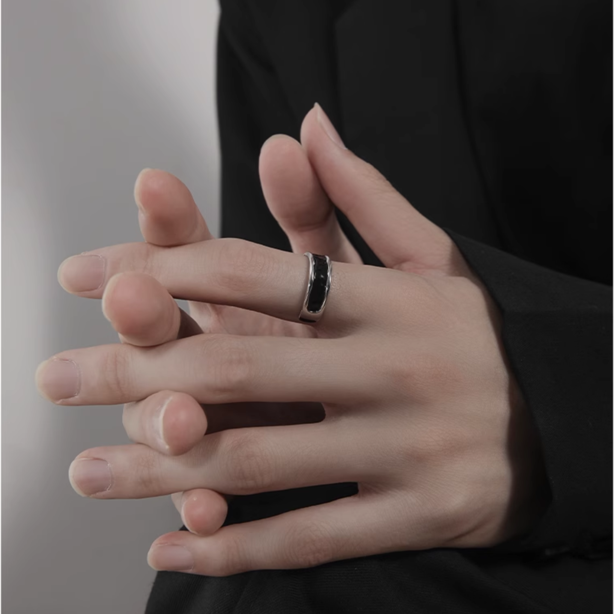 S925 GLASS RING