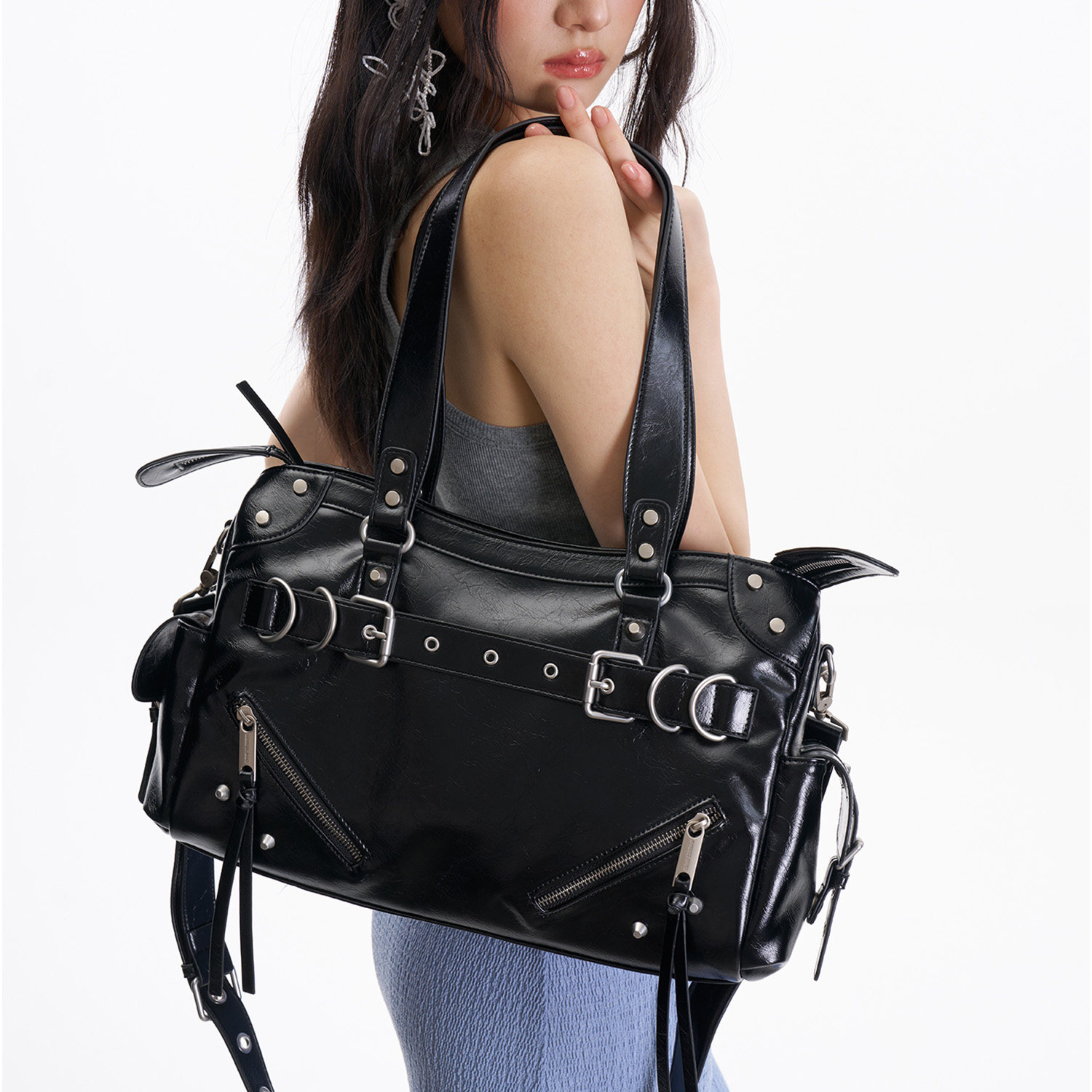GRUNGE BELT SHOULDER BAG