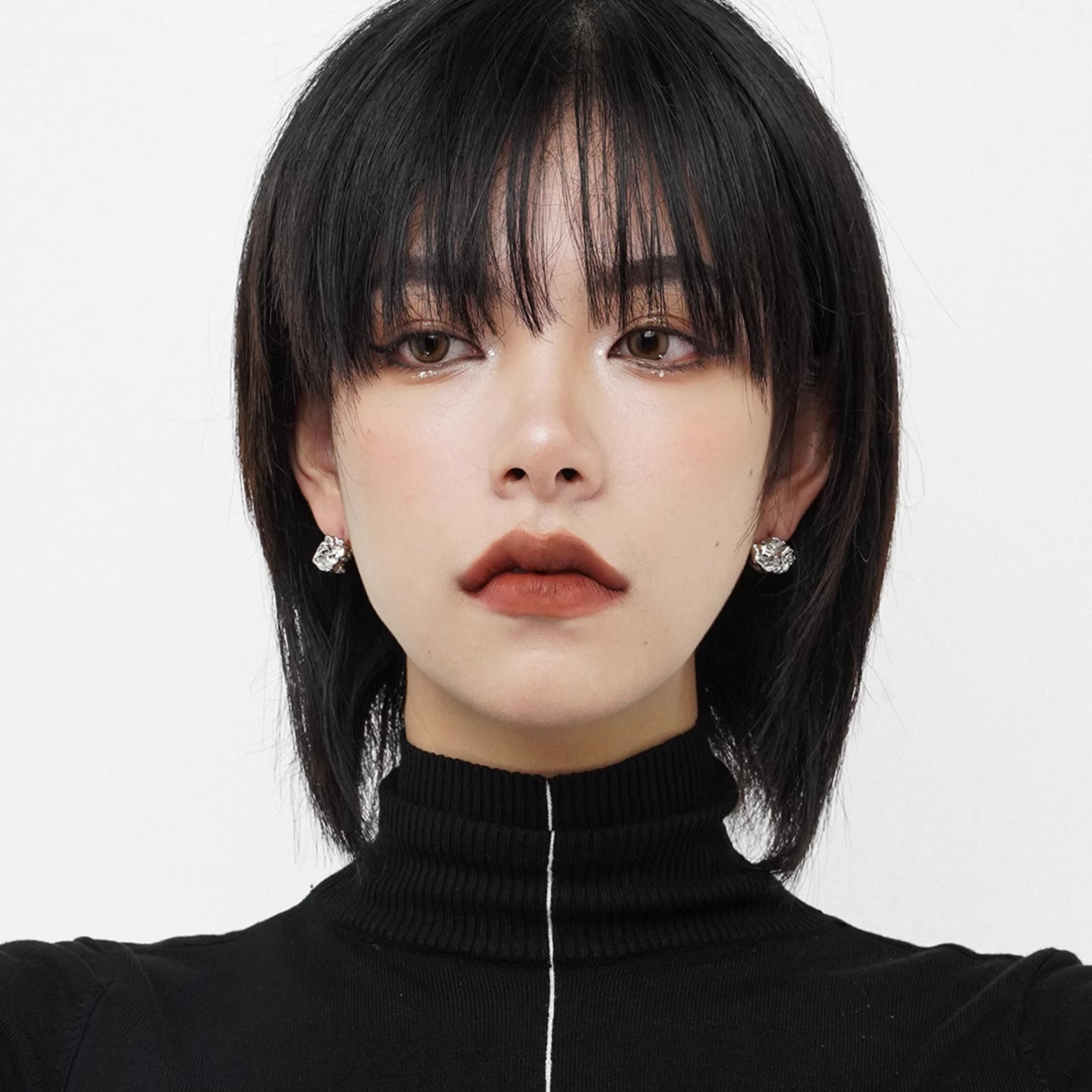 S925 TINY MIRROR PIERCE