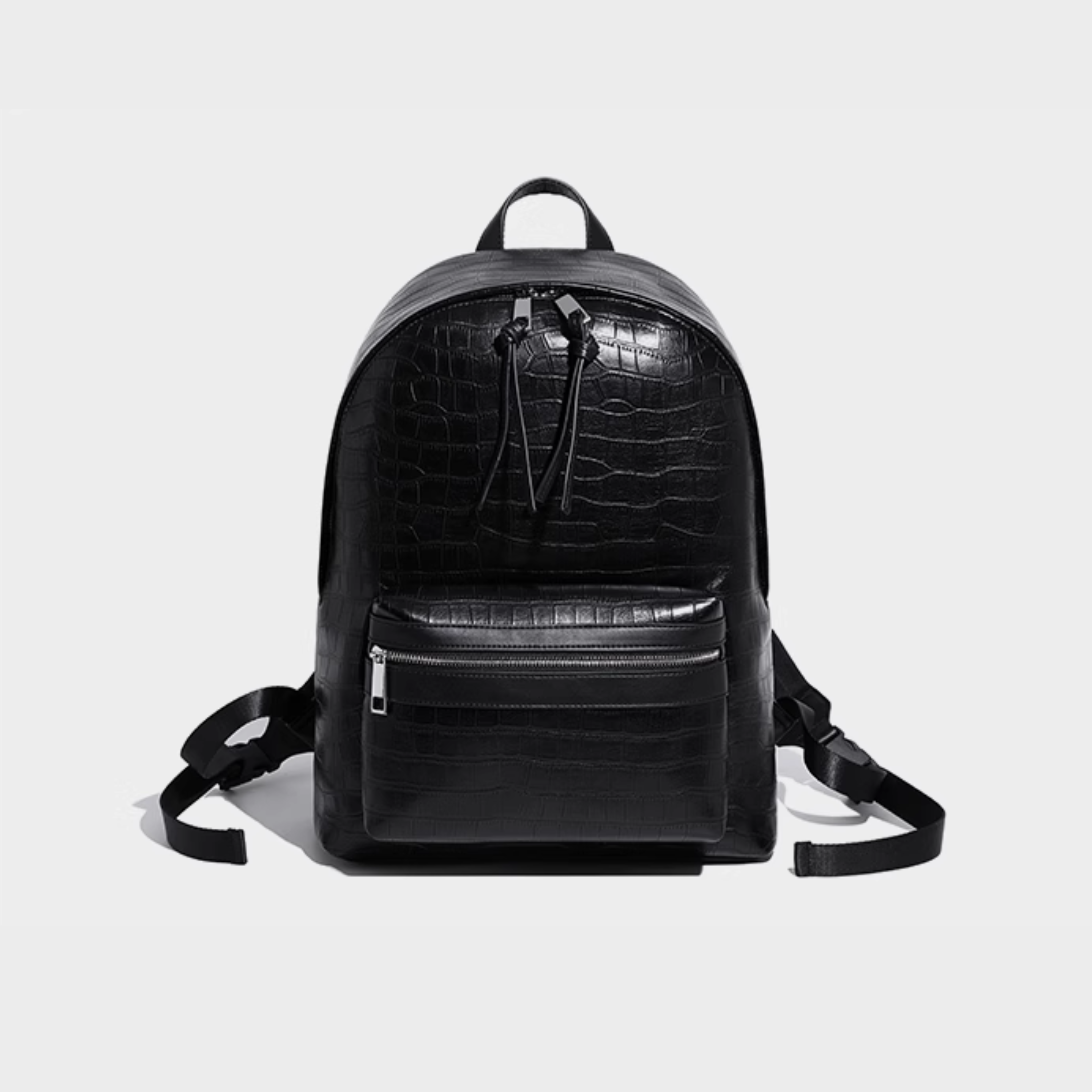 CROCODILE MICROFIBER LEATHER BACK PAC