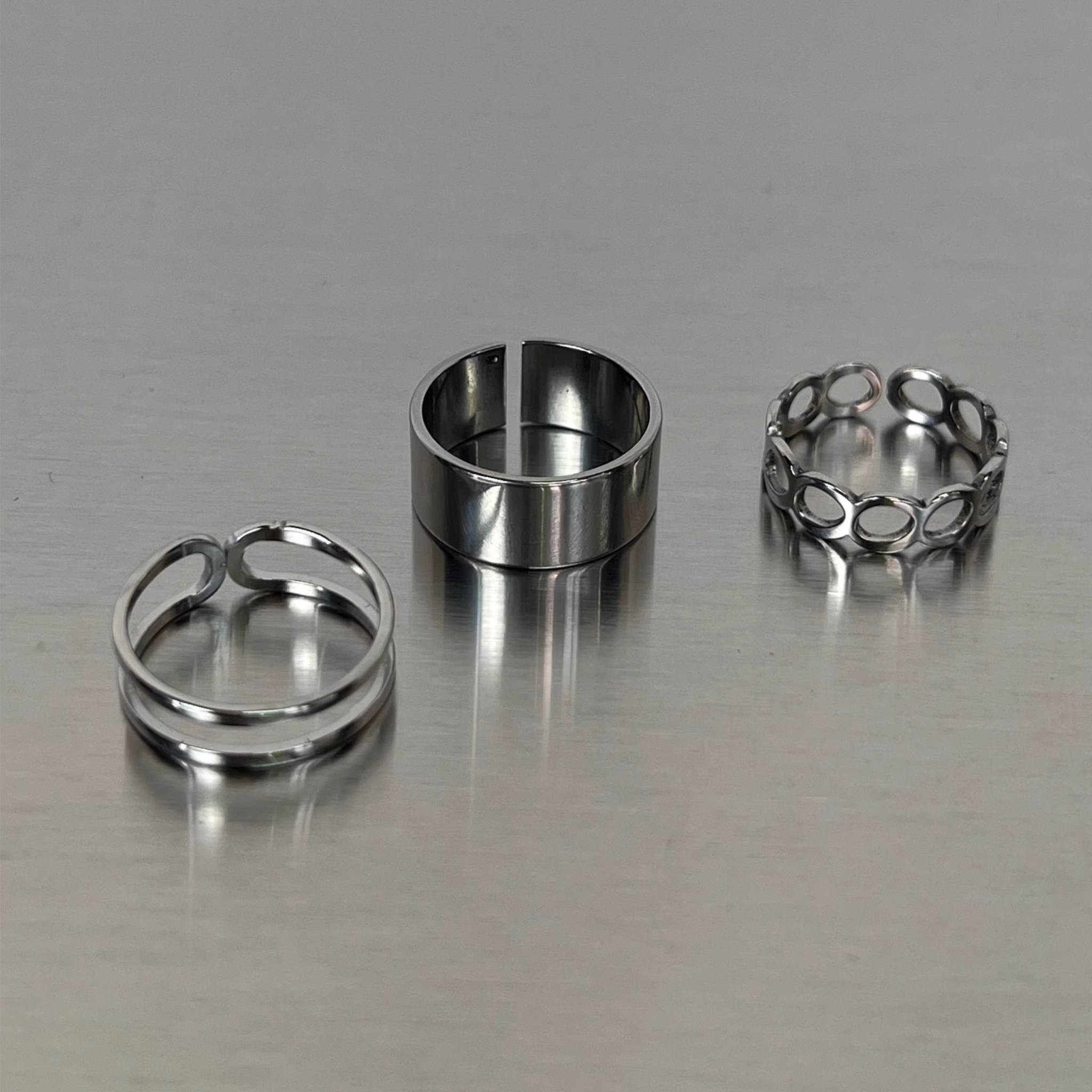 TITANIUM RING 3 SET