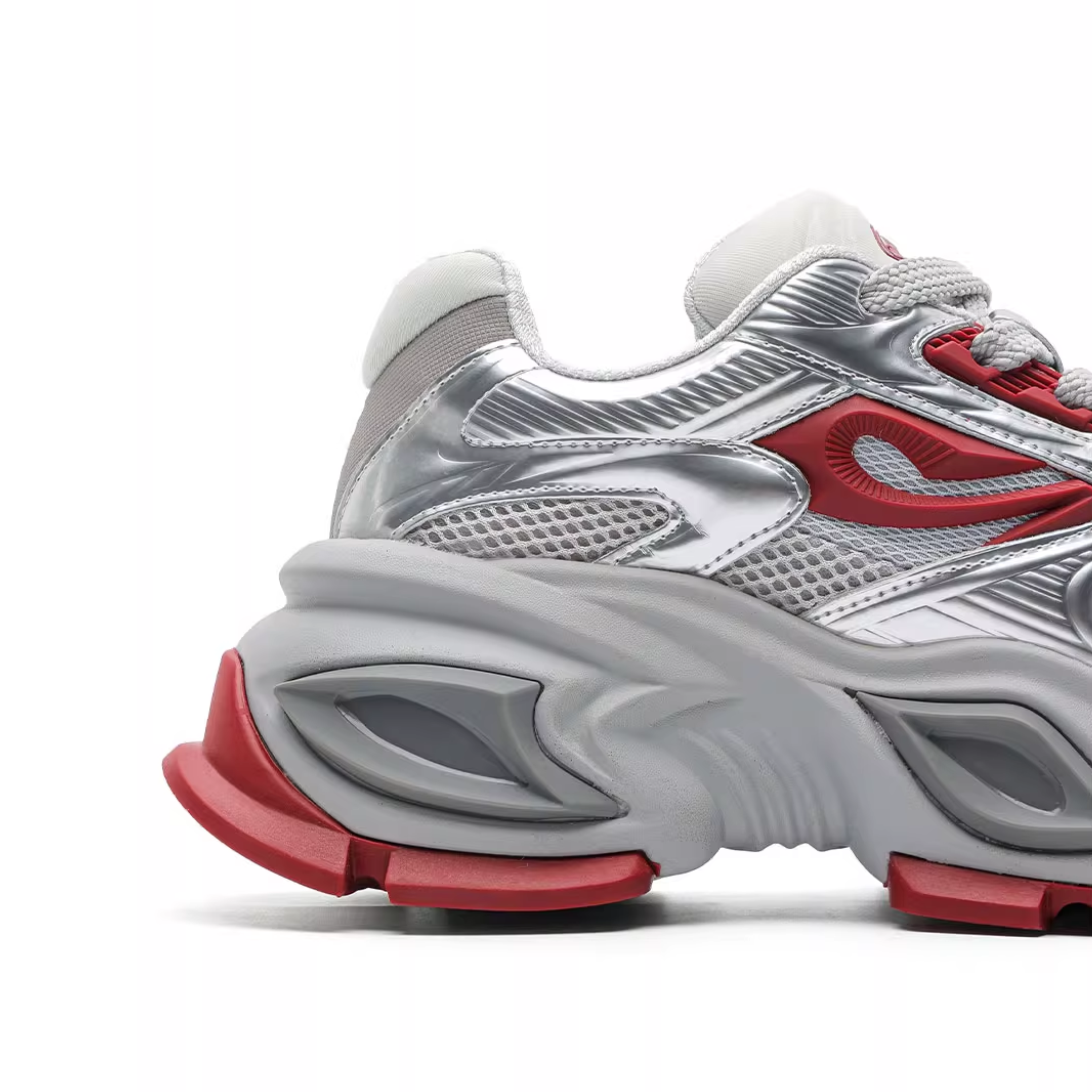 NEO WAVE CHUNKY SNEAKERS / GREY×RED