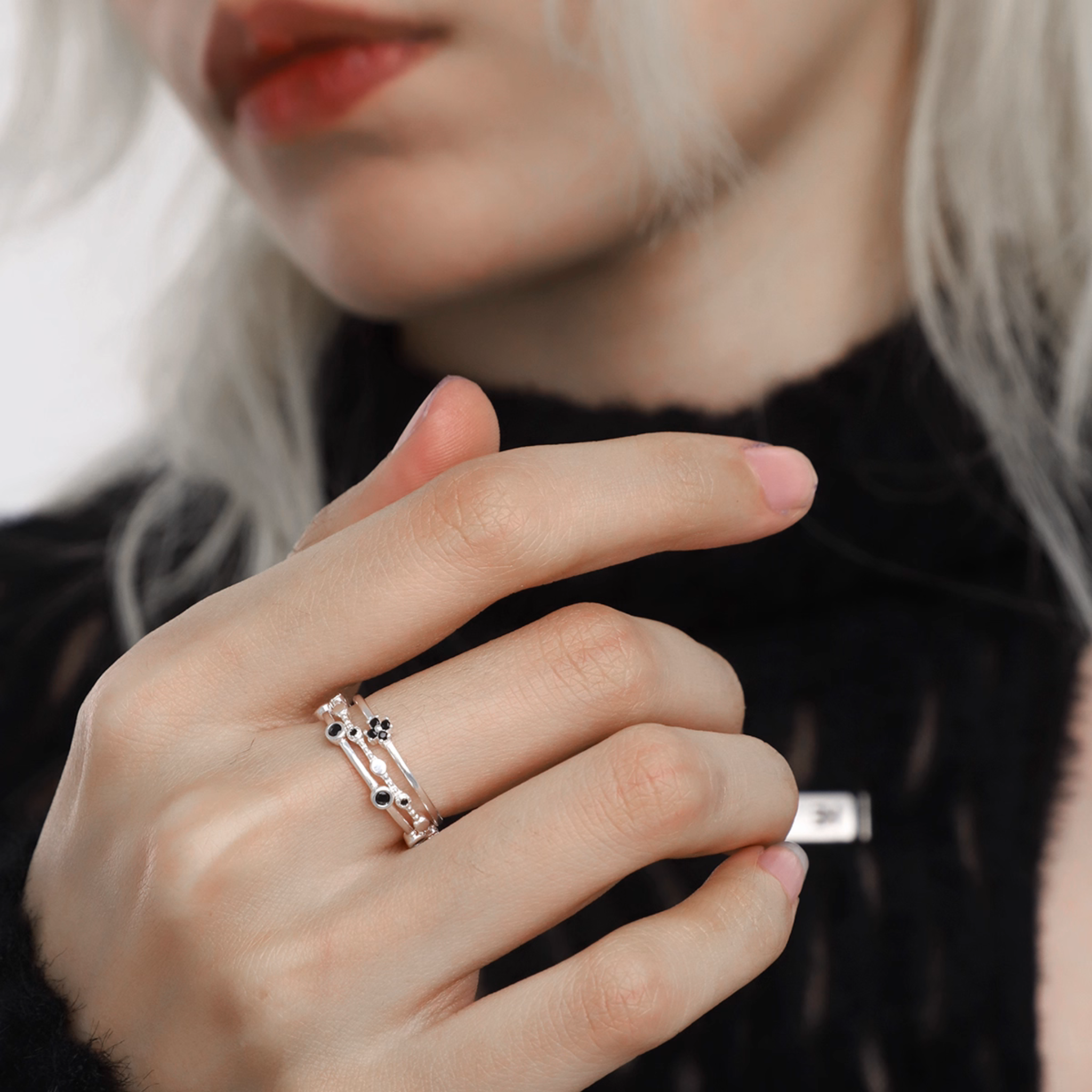 TRIPLE EDGE RING SET