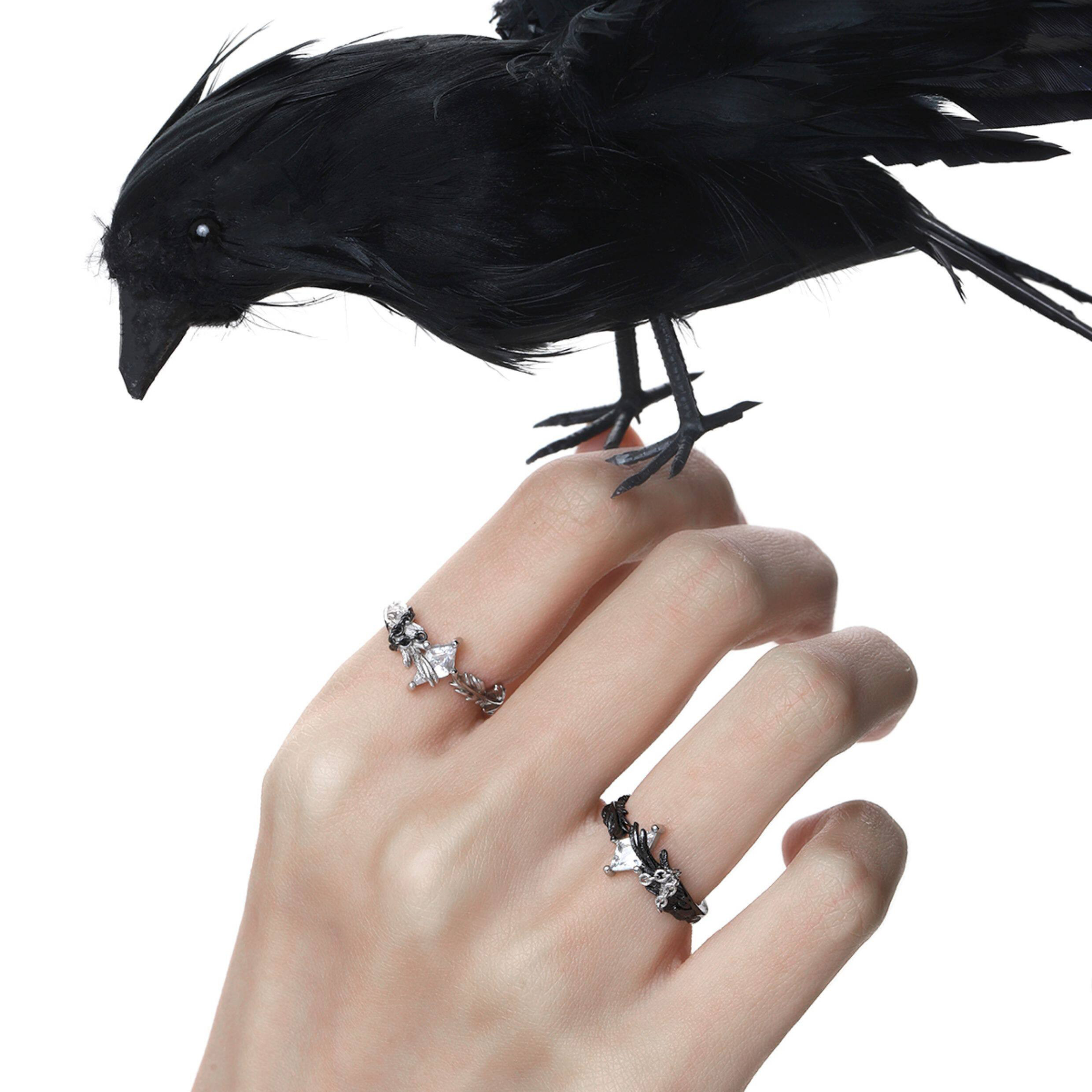 S925 THORN BLOOM RING