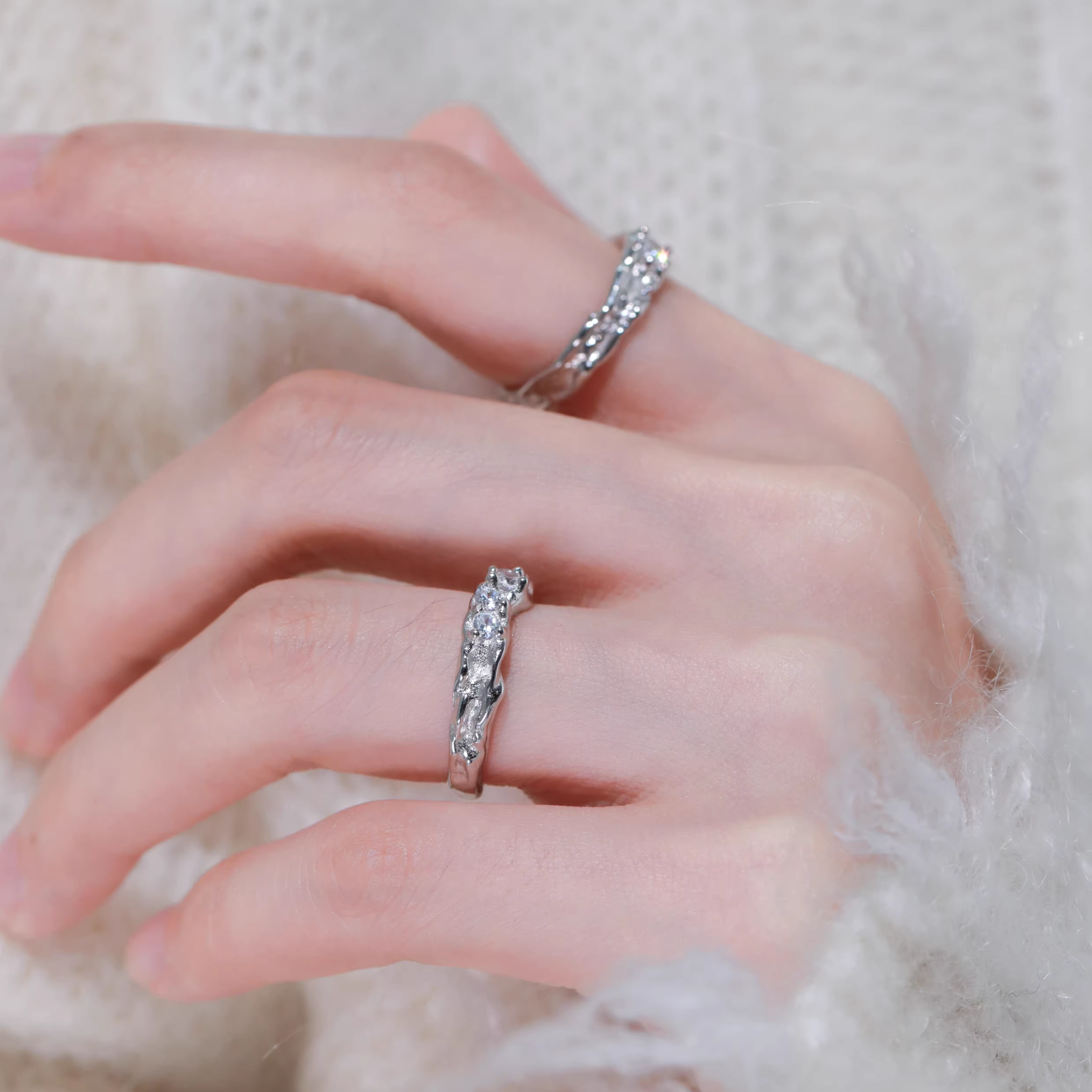 S925 CUBIC ZIRCONIA RING