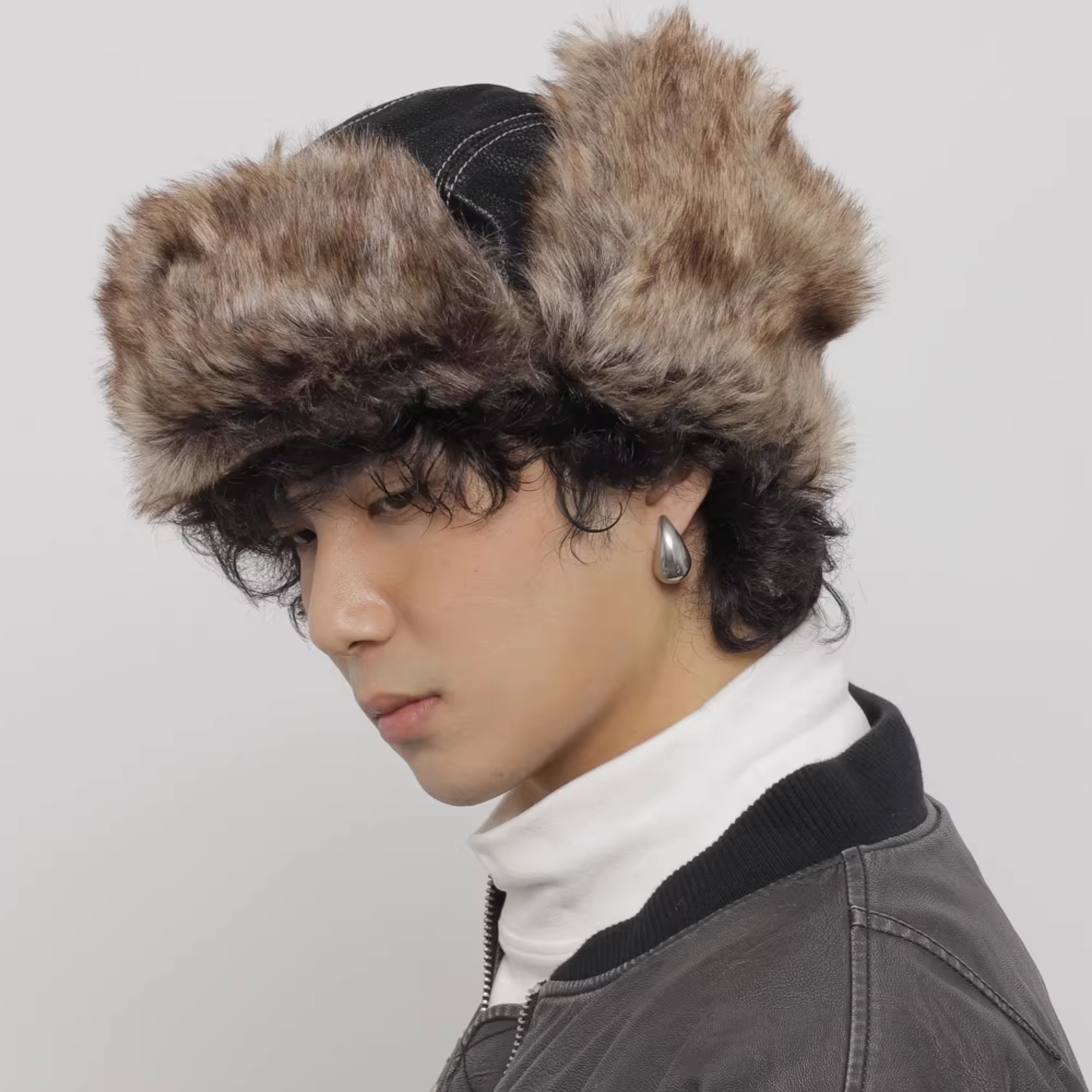 URBAN FAUX FUR TROOPER HAT