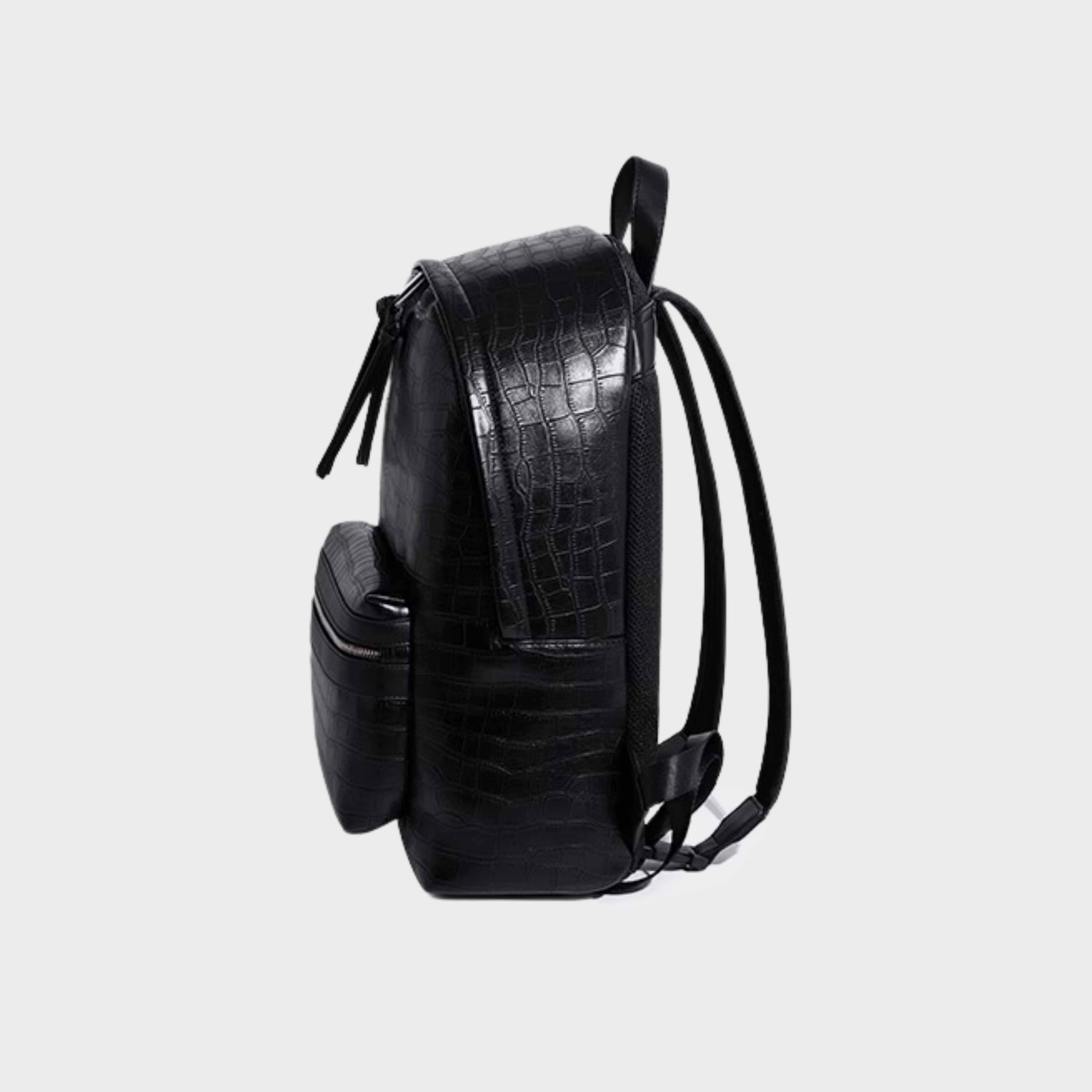 CROCODILE MICROFIBER LEATHER BACK PAC