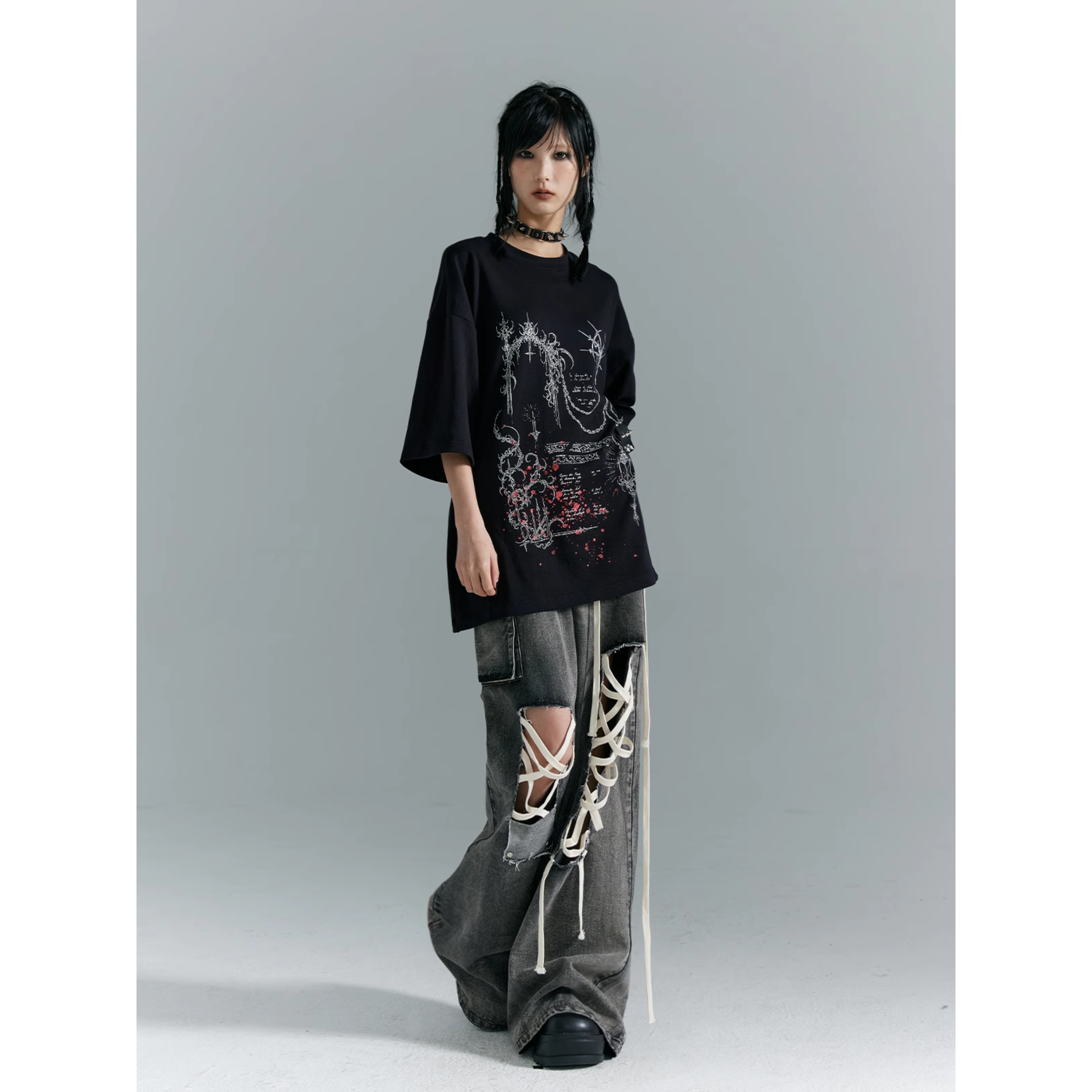 Anarchy Lace Slash Pants