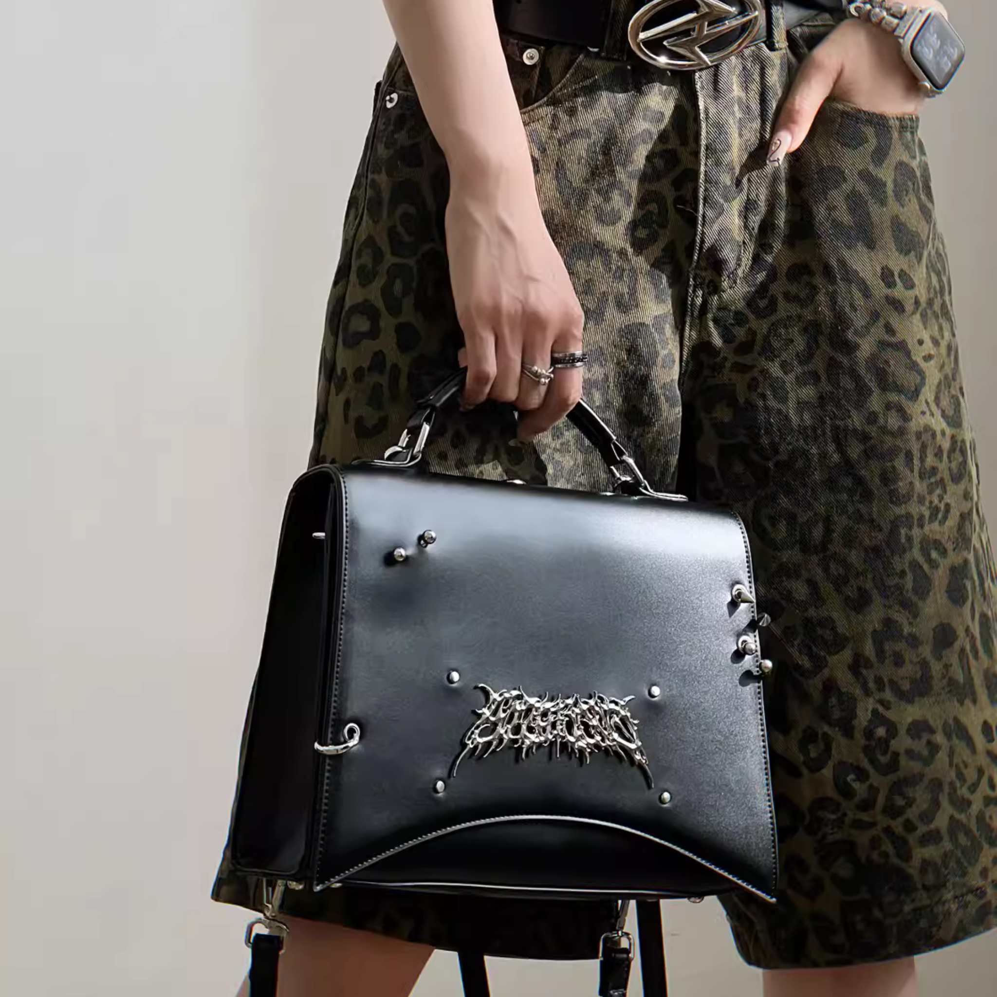 3WAY Y2K METALLIC BAG
