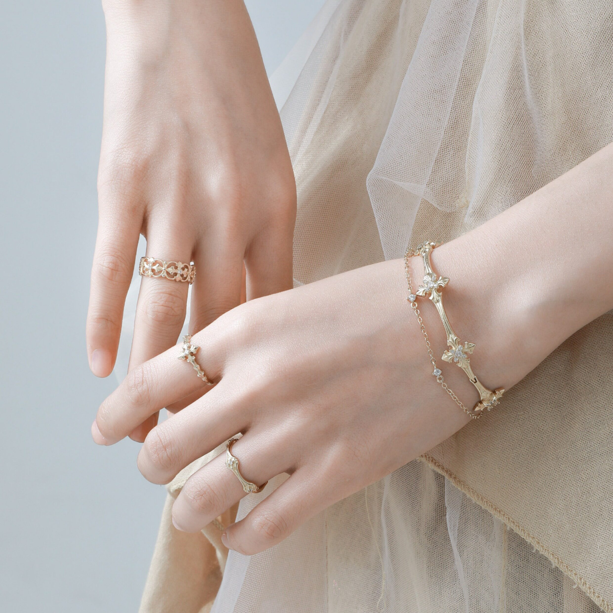 S925 ROYAL SIGNET CROSS RING
