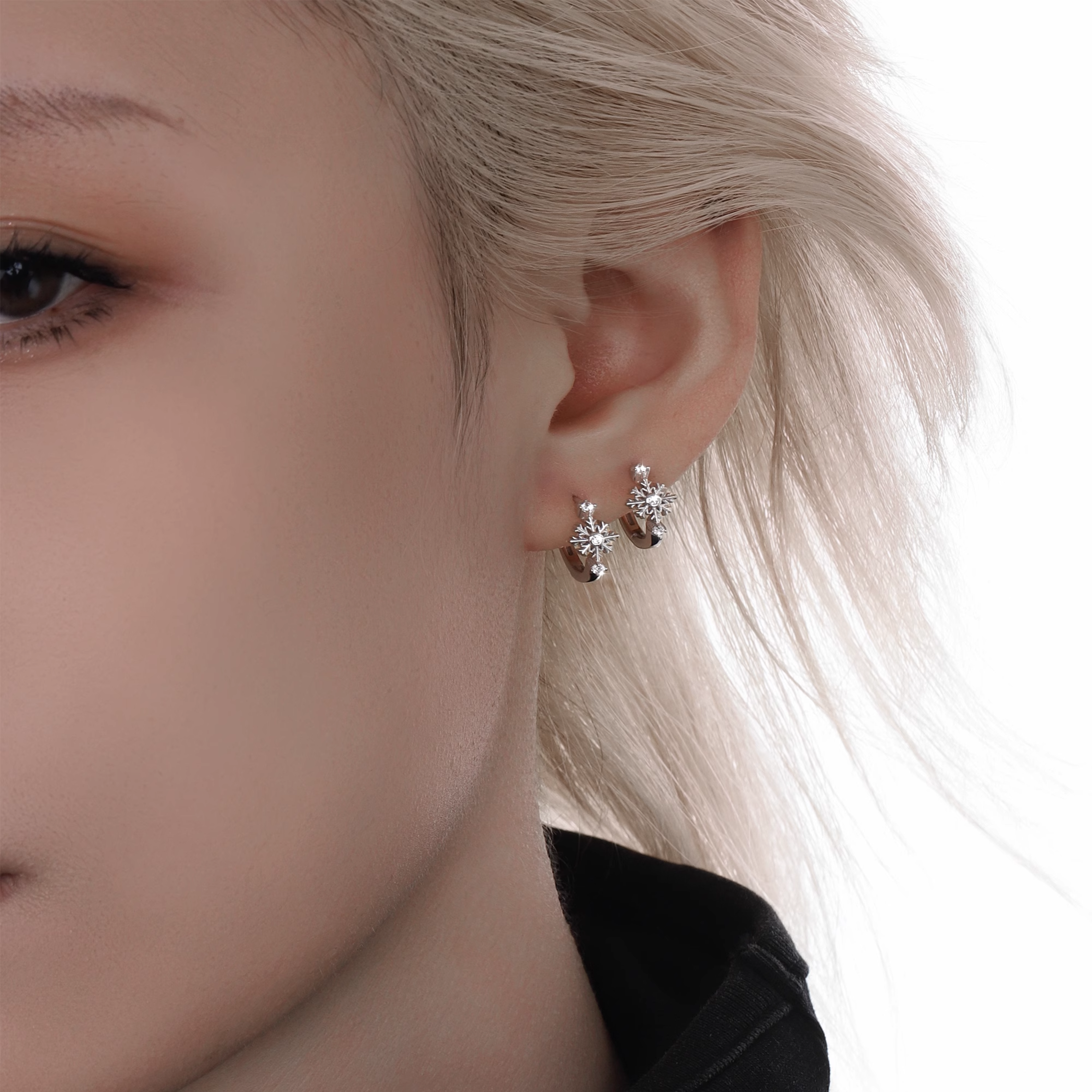 SNOWFLAKE TINY PIERCE