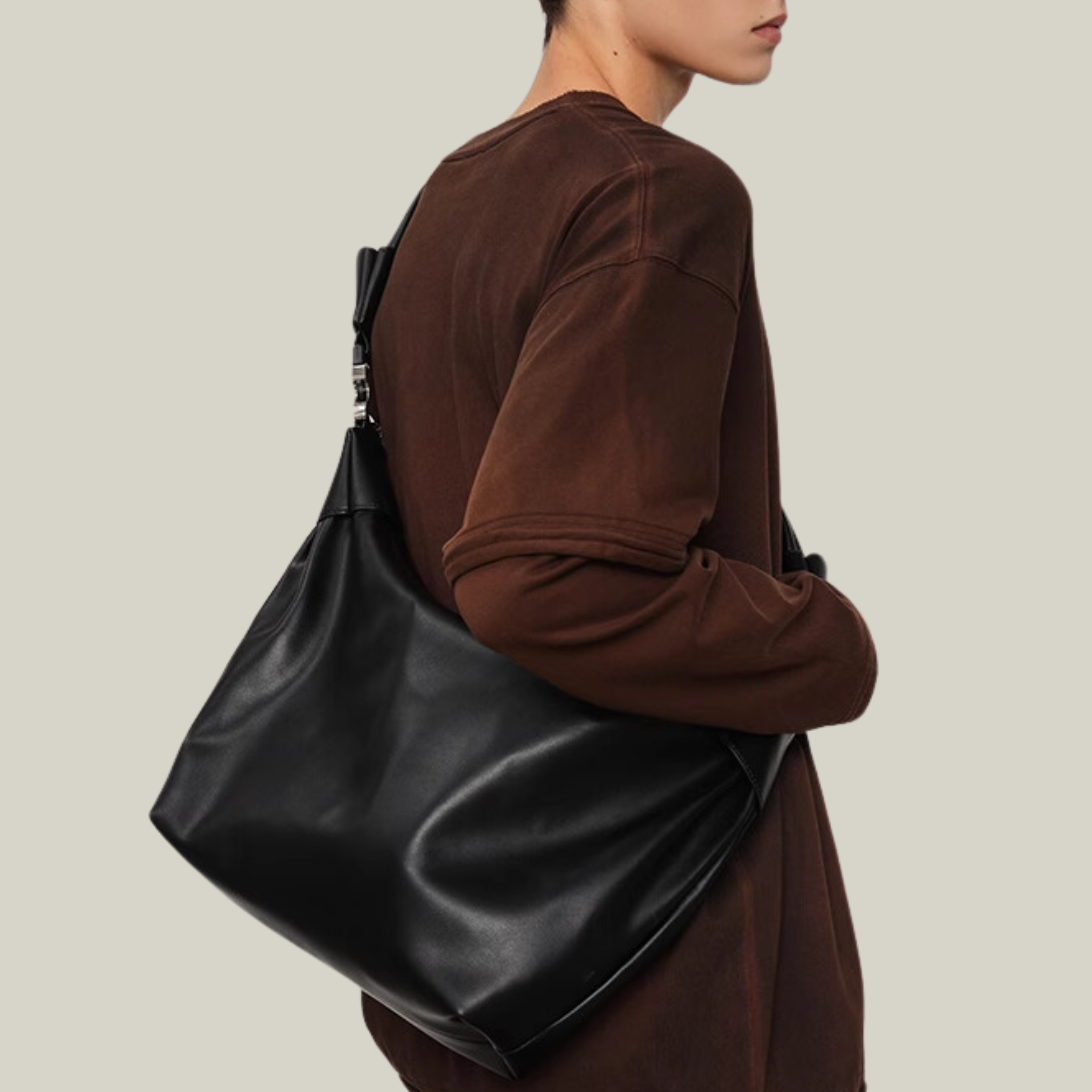 2WAY COW LEATHER BODY BAG