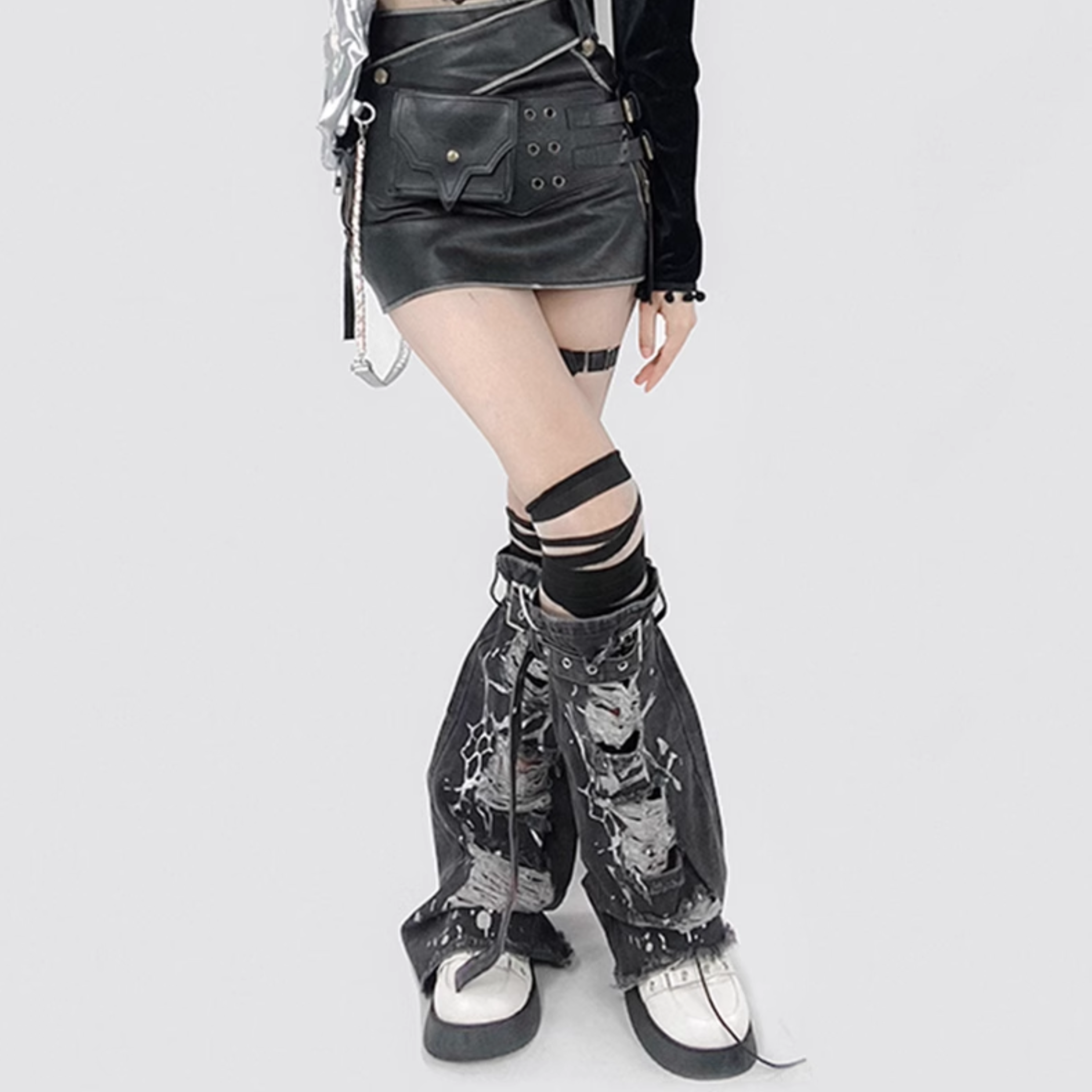 Splatter Leg Warmers