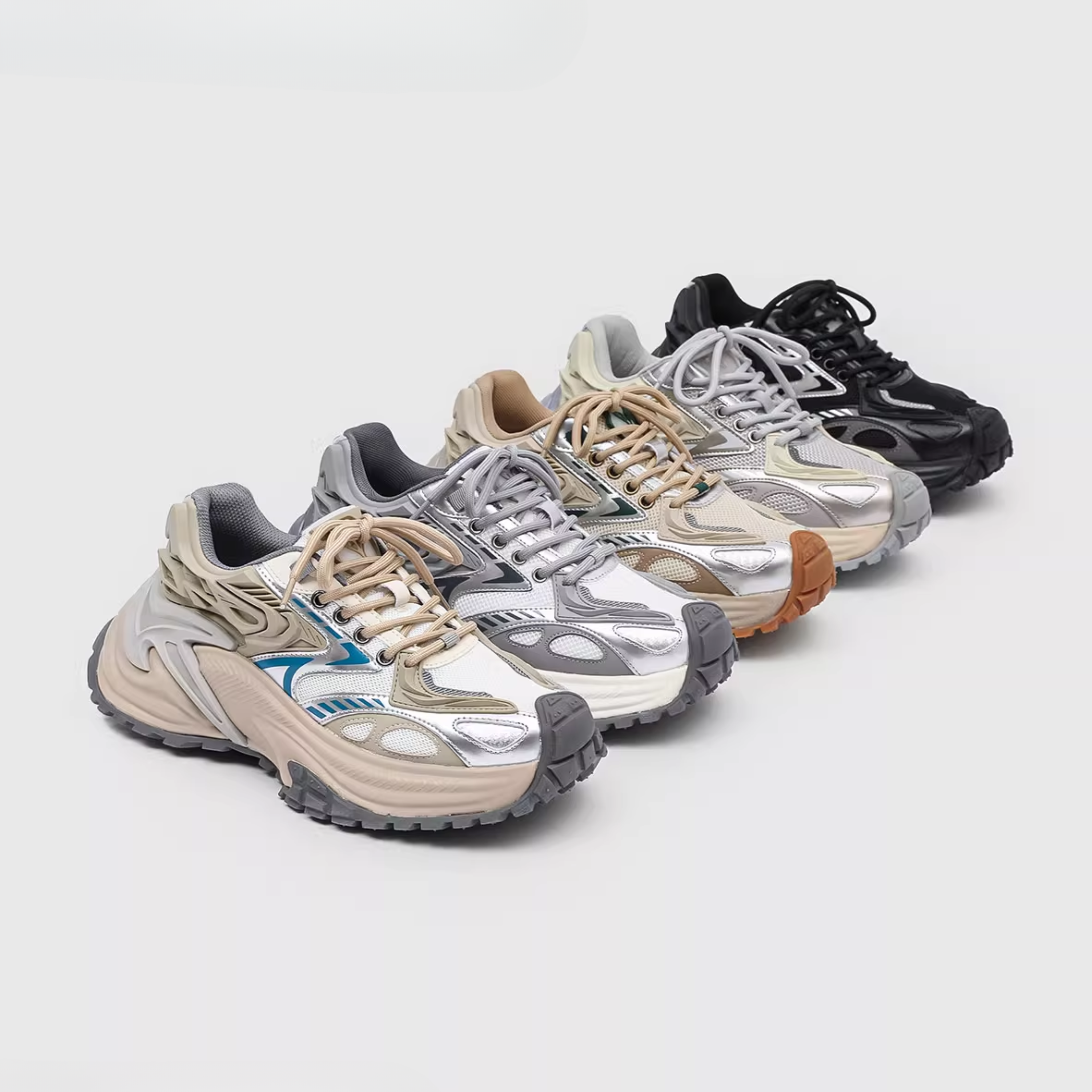 NEO ORBIT DAD SNEAKERS / LIGHT BEIGE×GREY