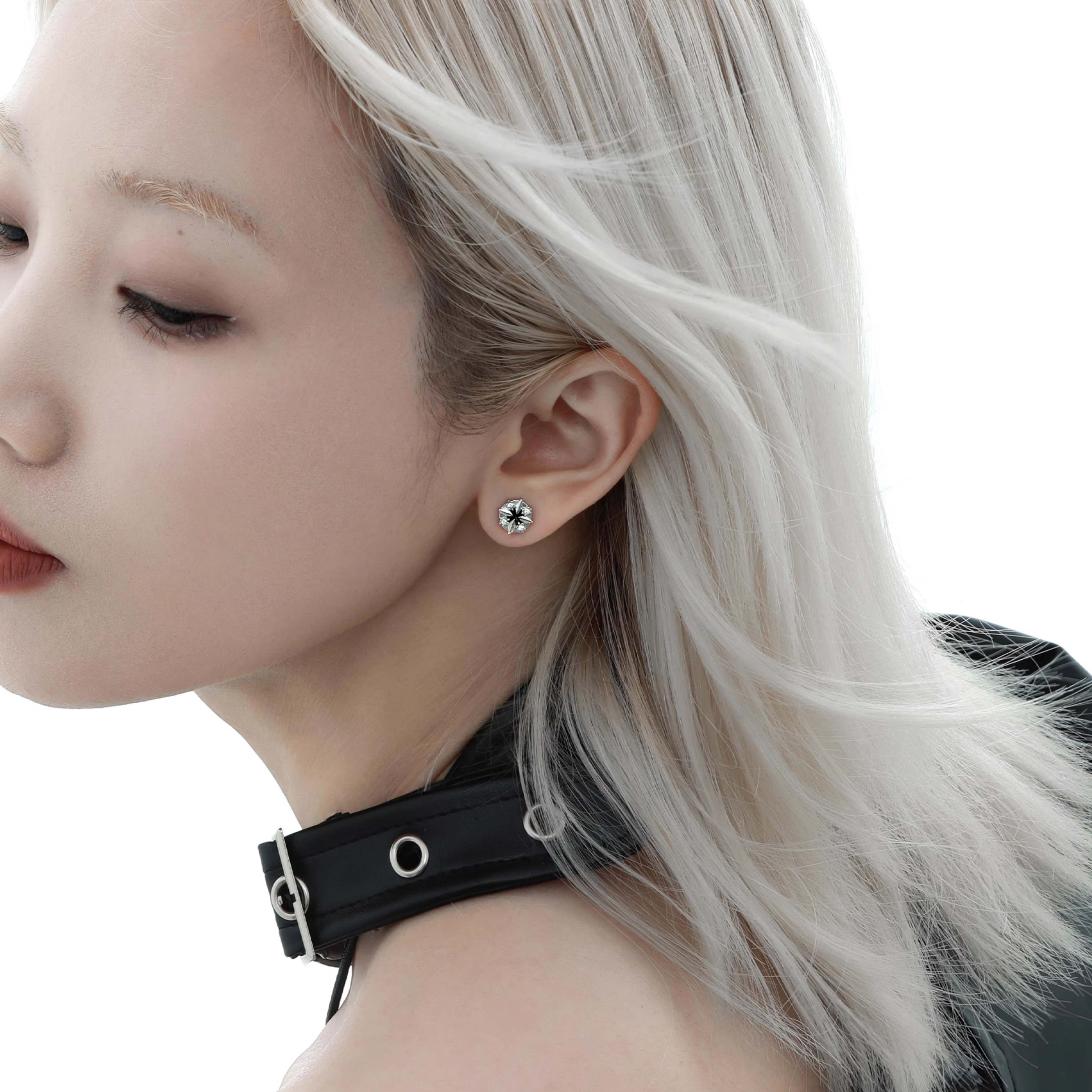 PRISM CROSS STUD PIERCE