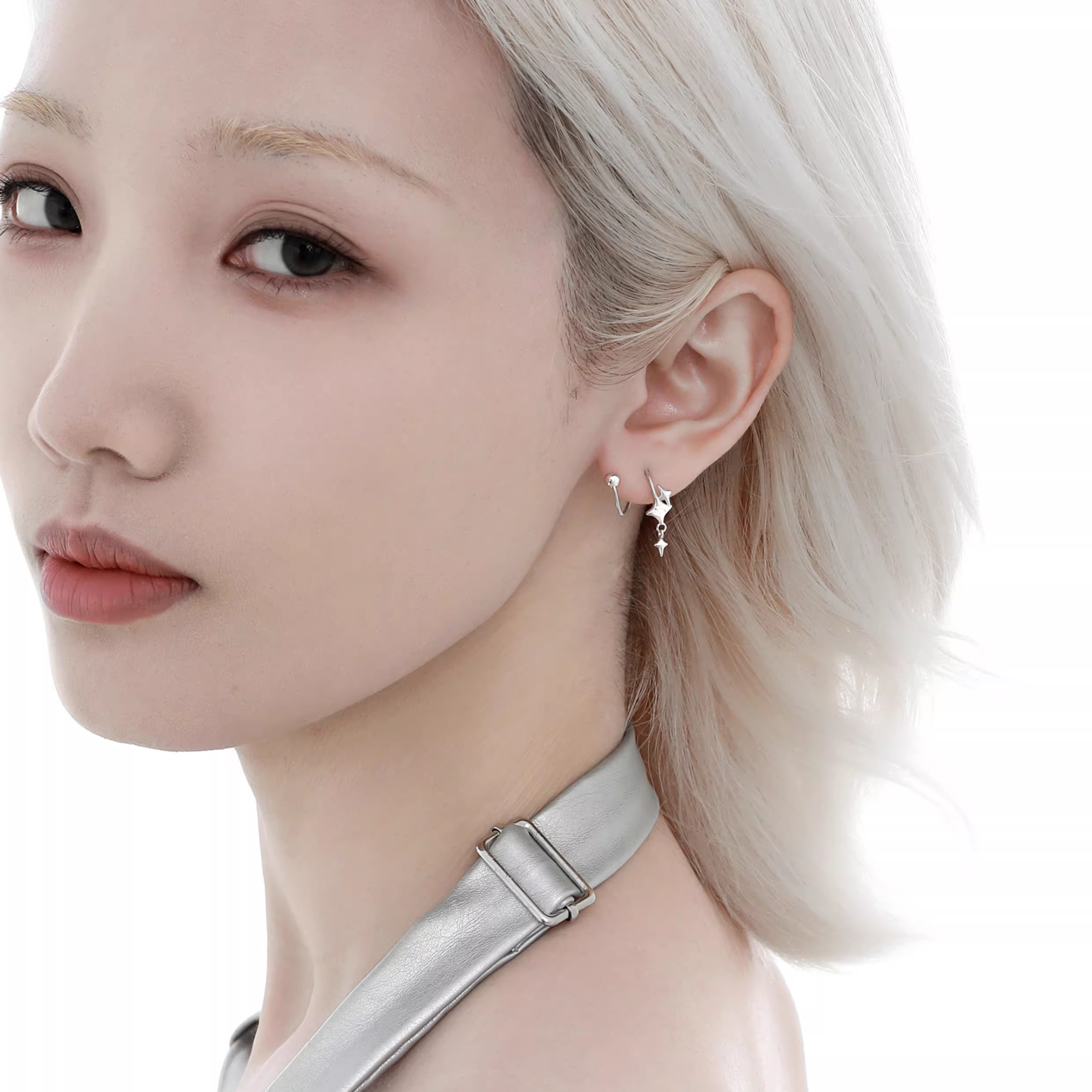 S925 DUAL ORBIT PIERCE