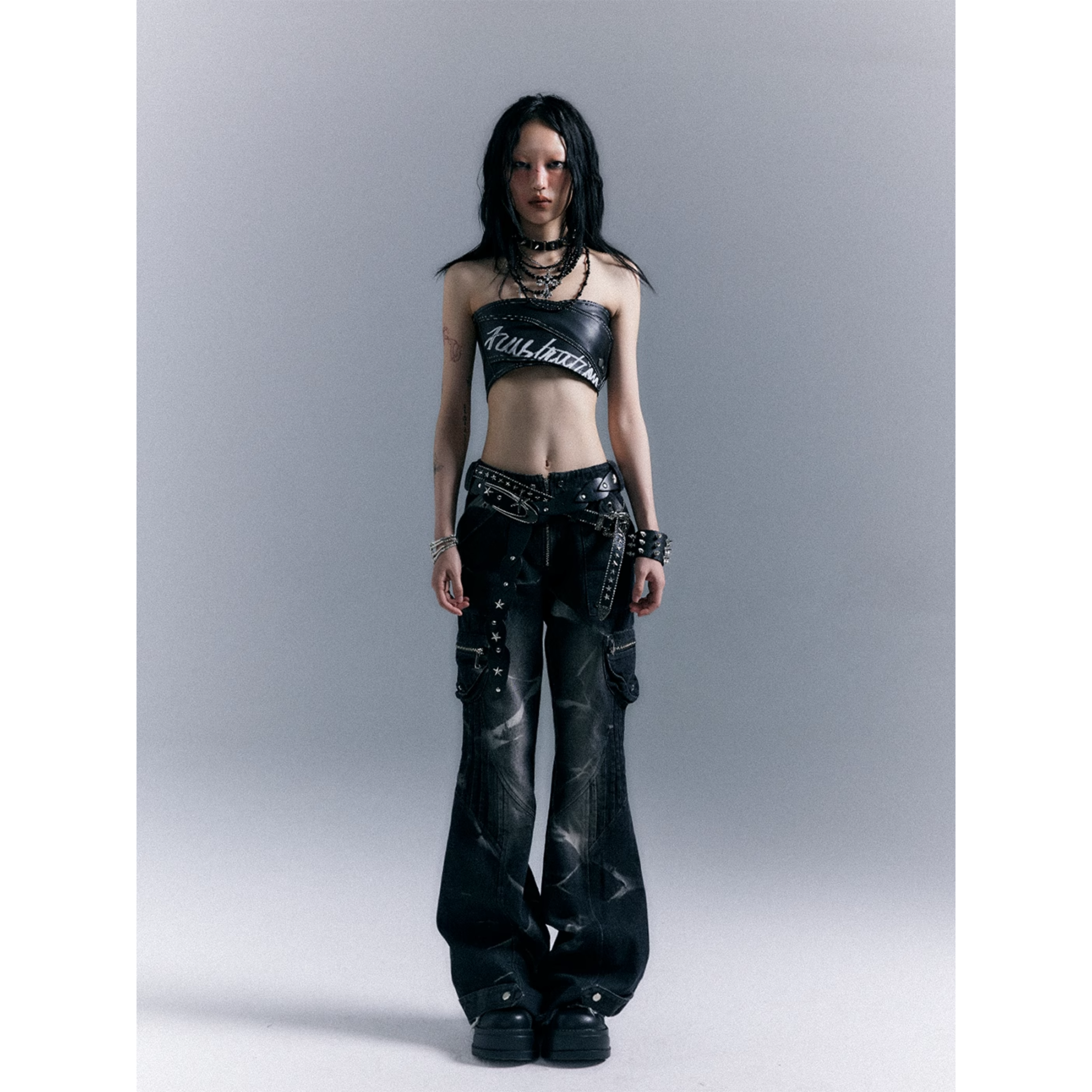 Cyber Eclipse Denim Pants