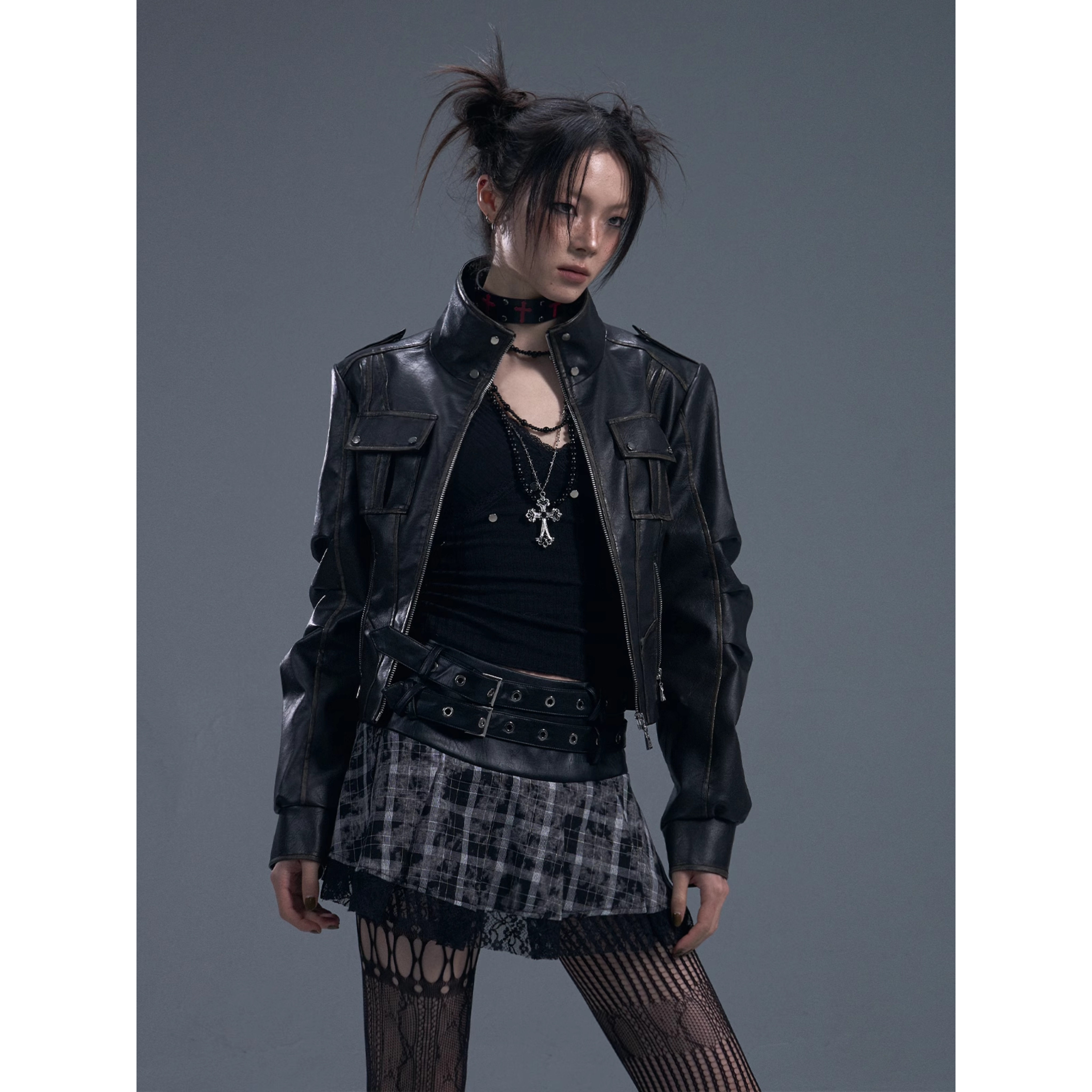 Punk Revival Leather Jacket