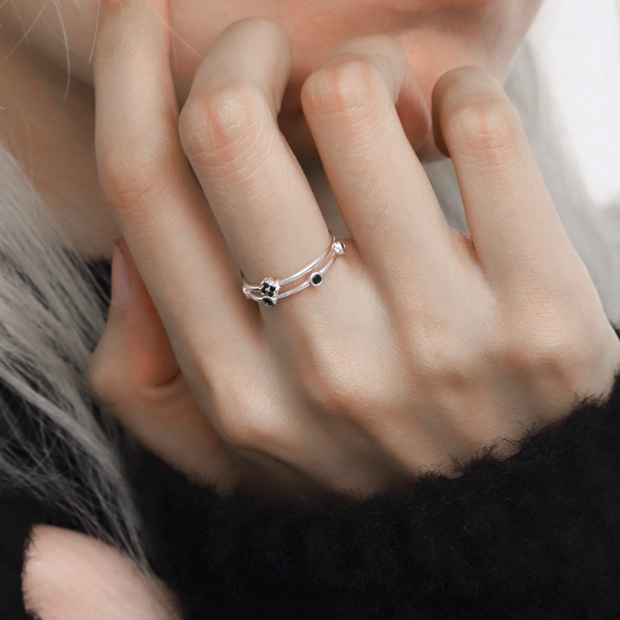 TRIPLE EDGE RING SET