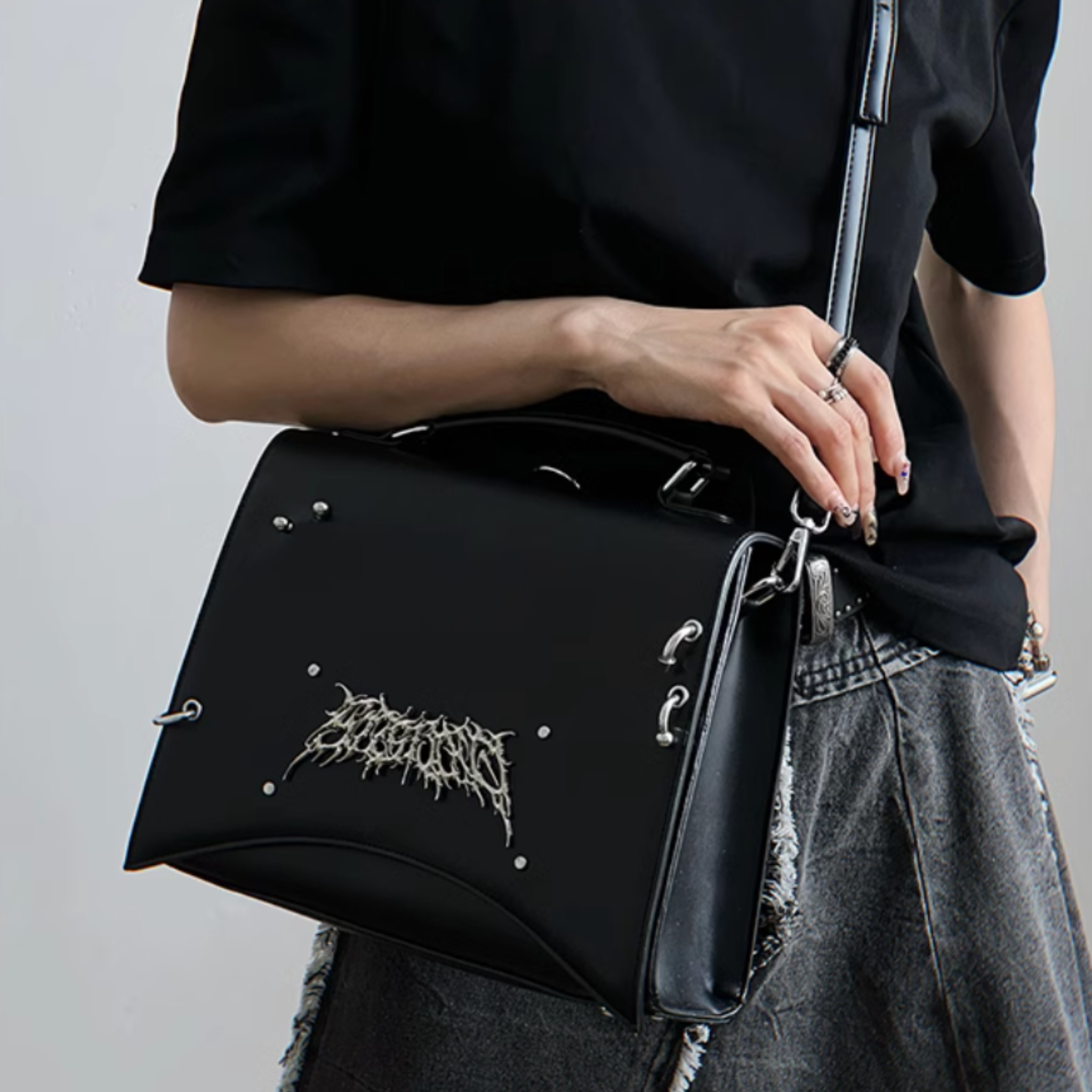 3WAY Y2K METALLIC BAG