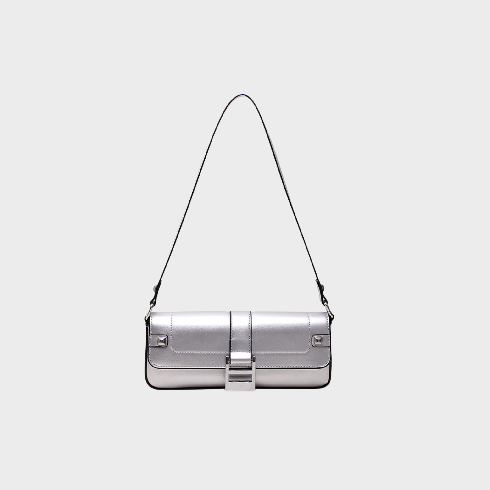 DARK METALLIC SHOULDER BAG