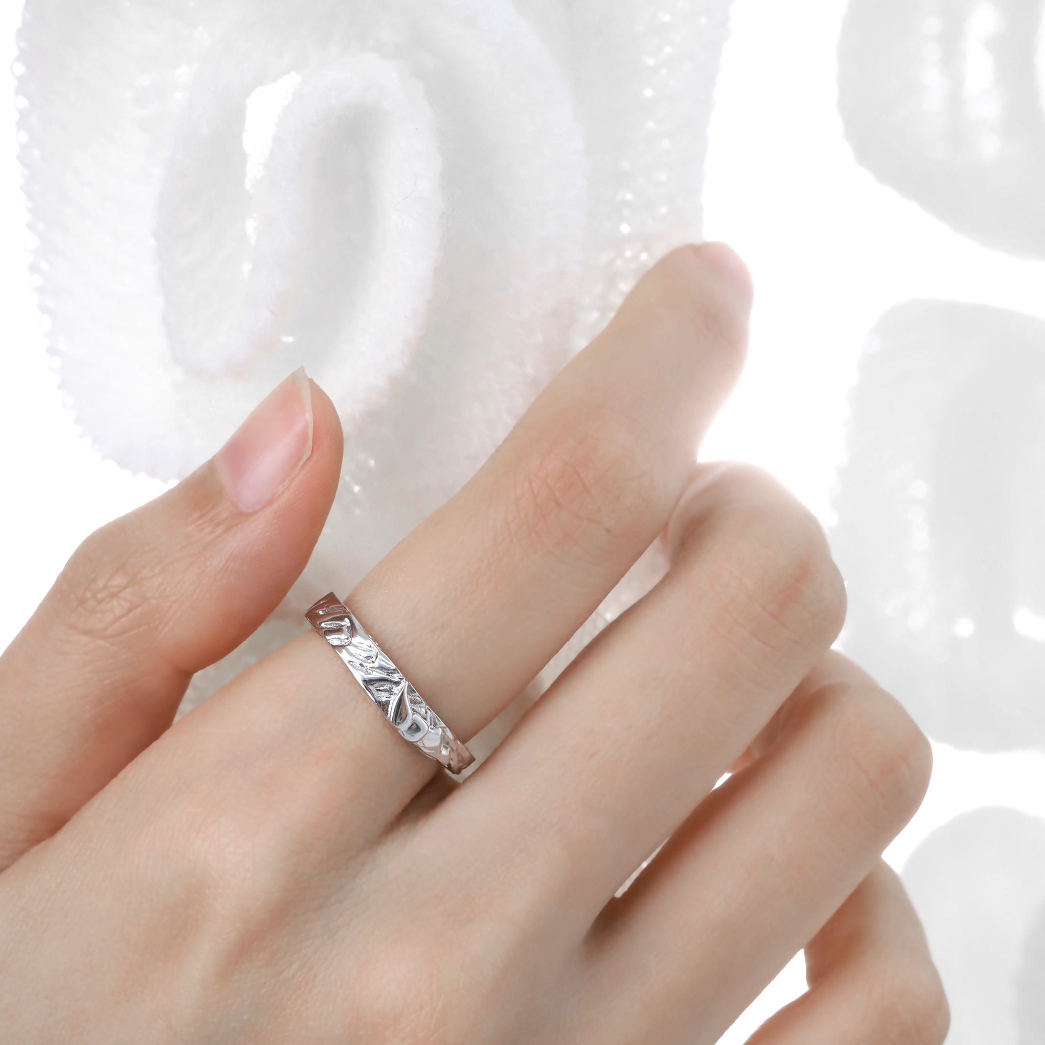 MERGING WINGS RING SET