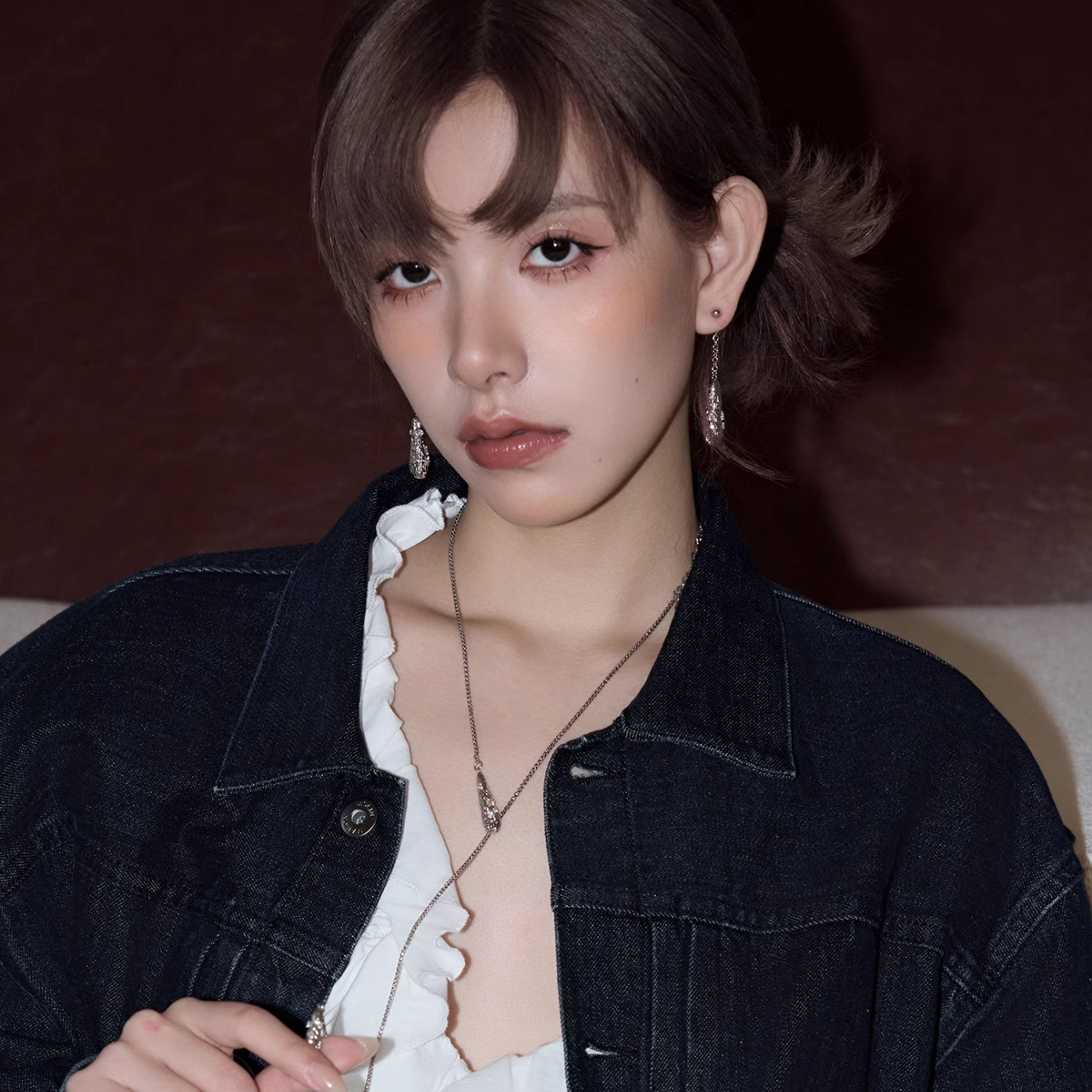 CRYSTAL DROP TASSEL PIERCE