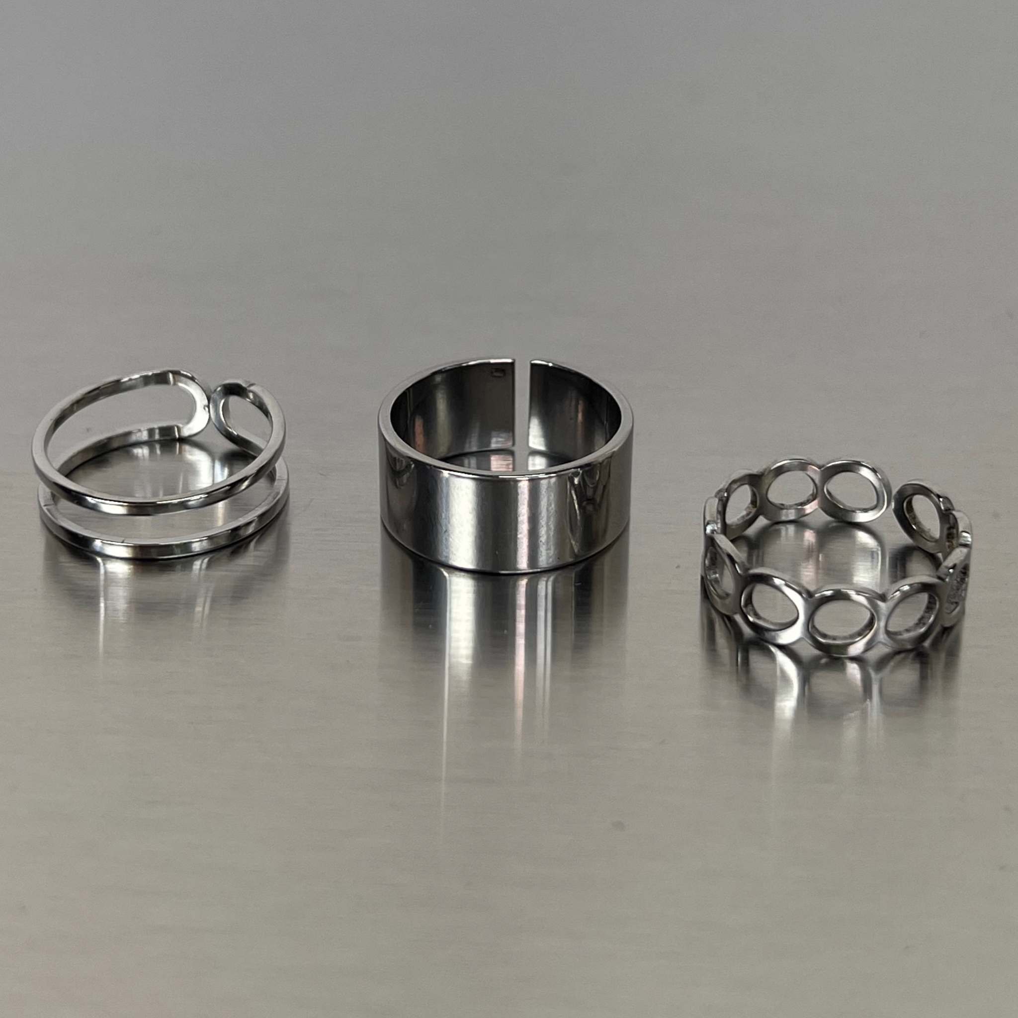 TITANIUM RING 3 SET