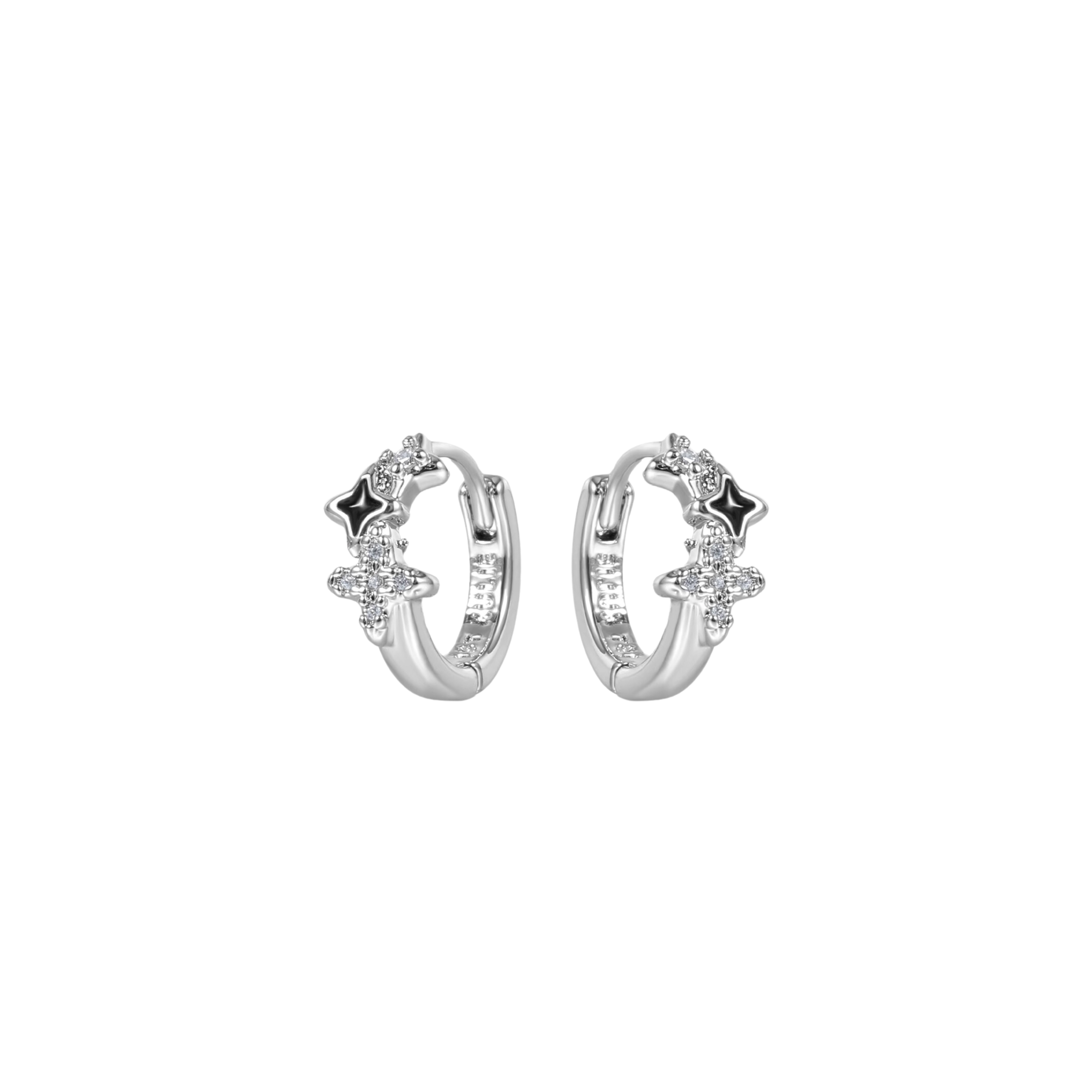 S925 STAR PIERCE&EAR CUFF SET
