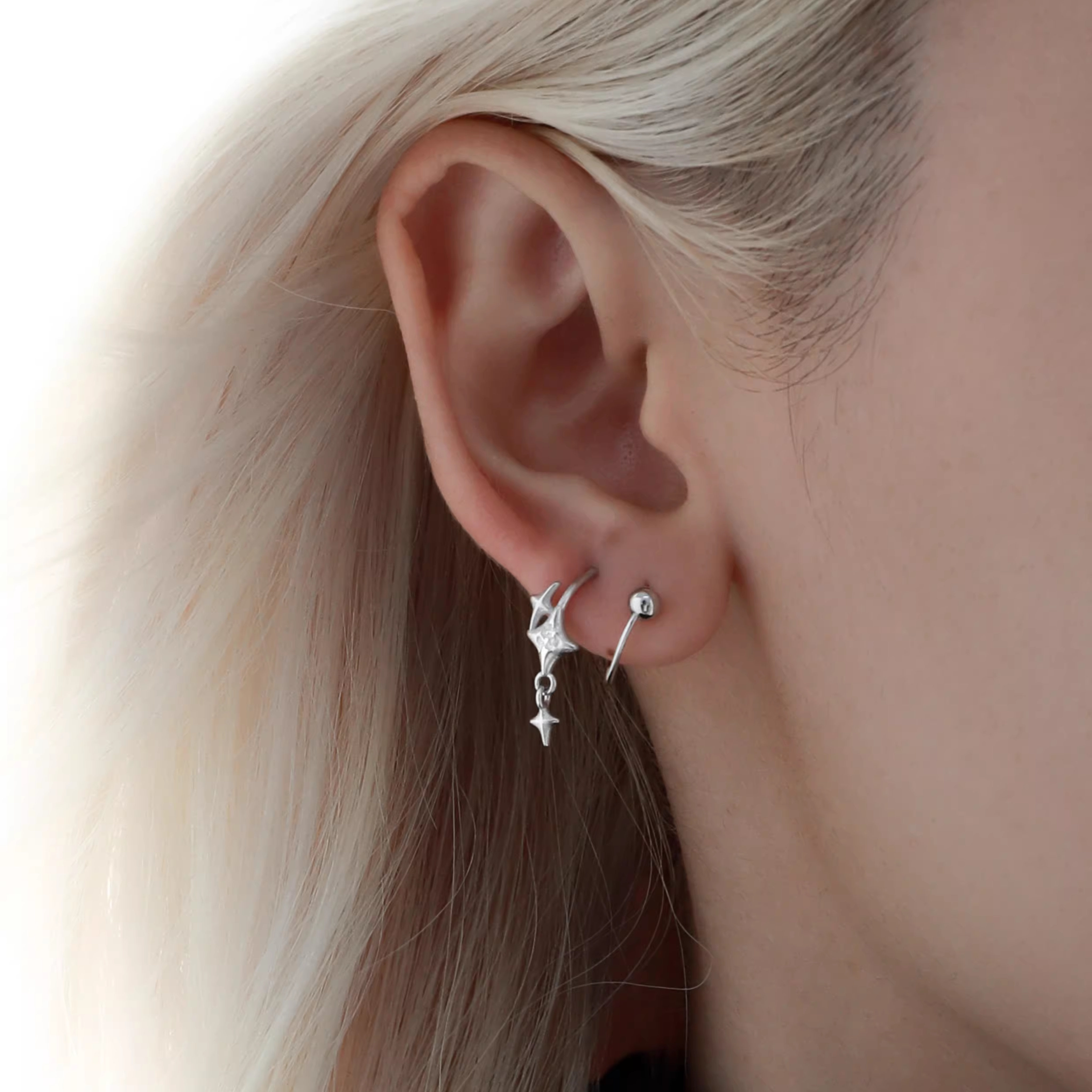 S925 DUAL ORBIT PIERCE