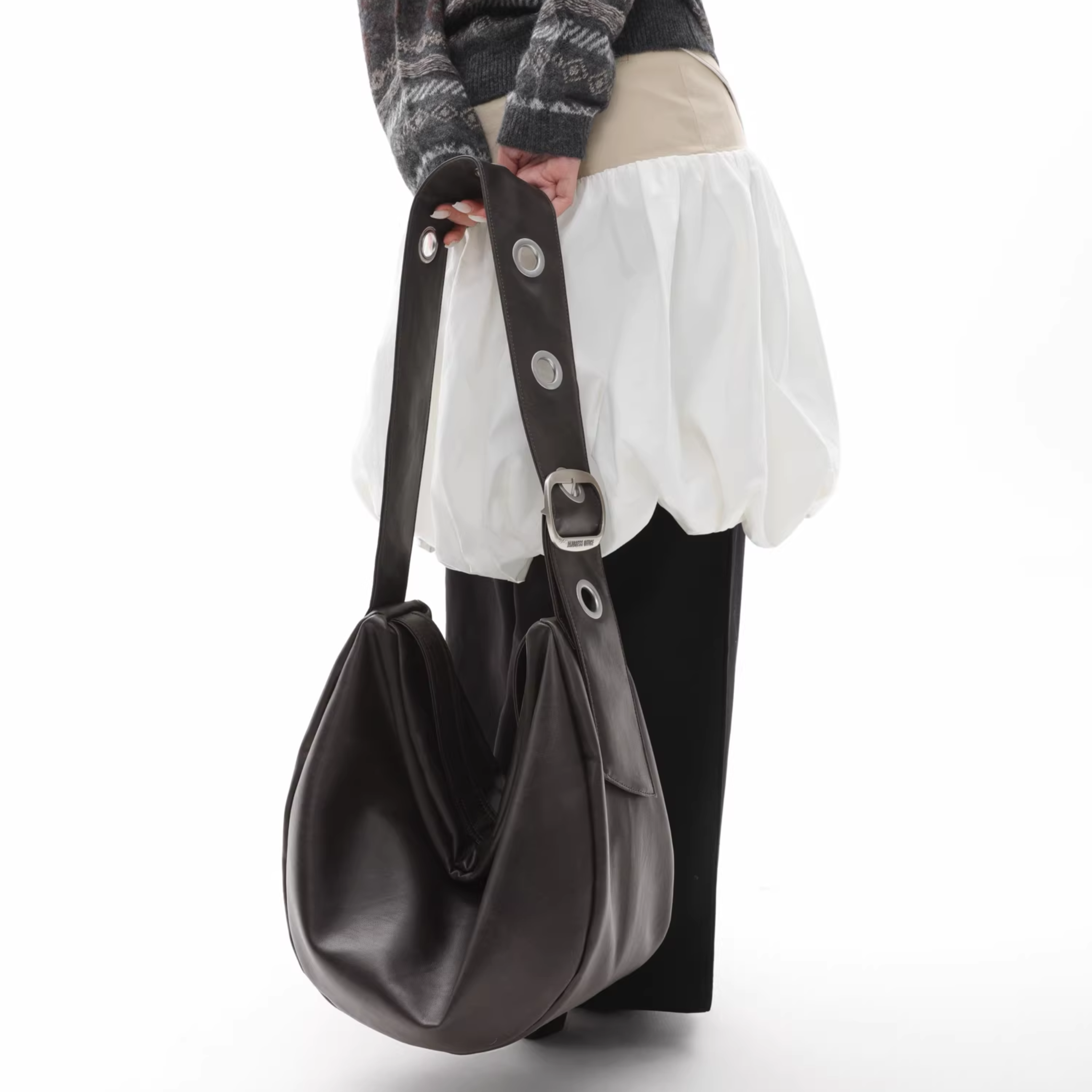 RIVET LOOP SHOULDER BAG