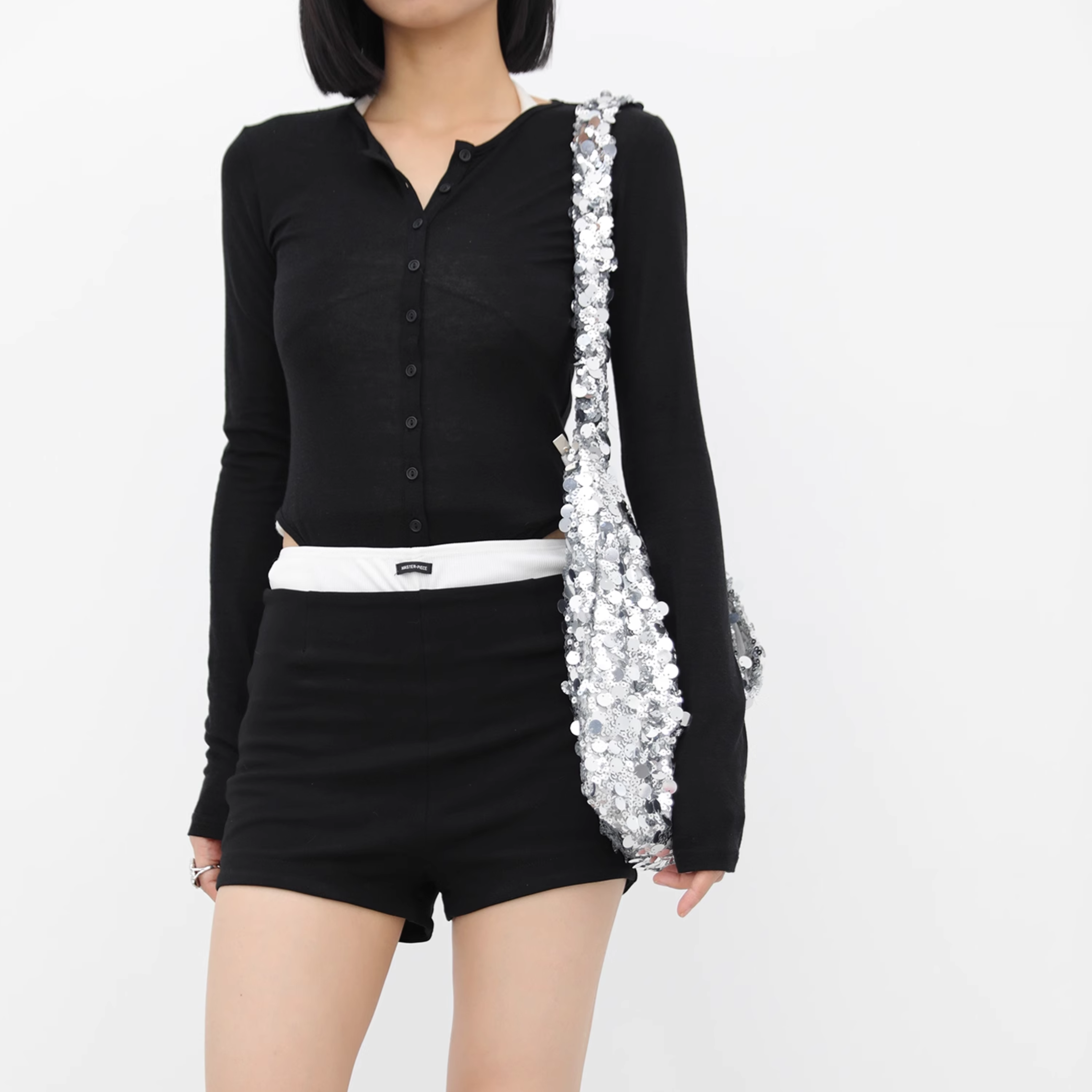 SEQUINS SHOULDER BAG