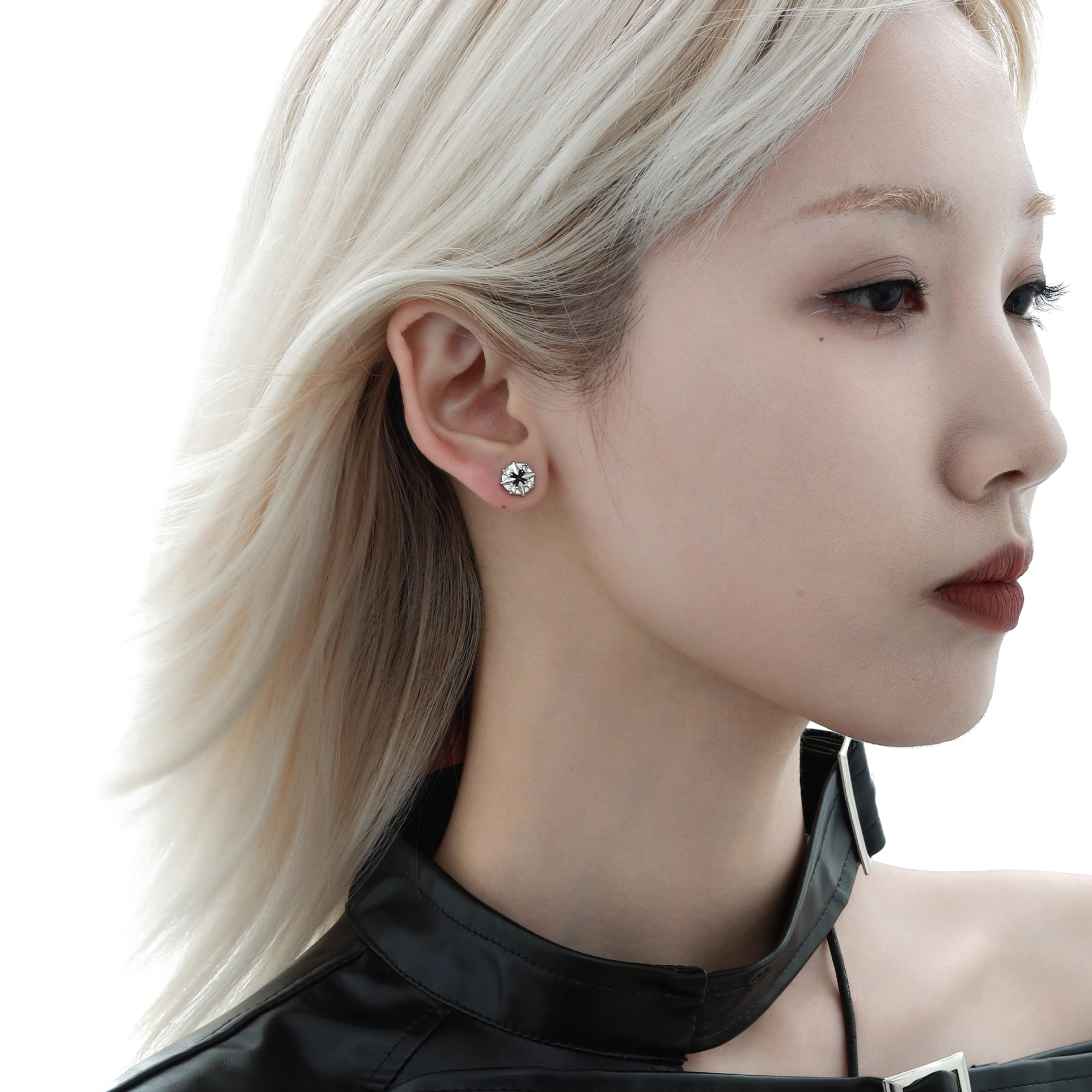 PRISM CROSS STUD PIERCE