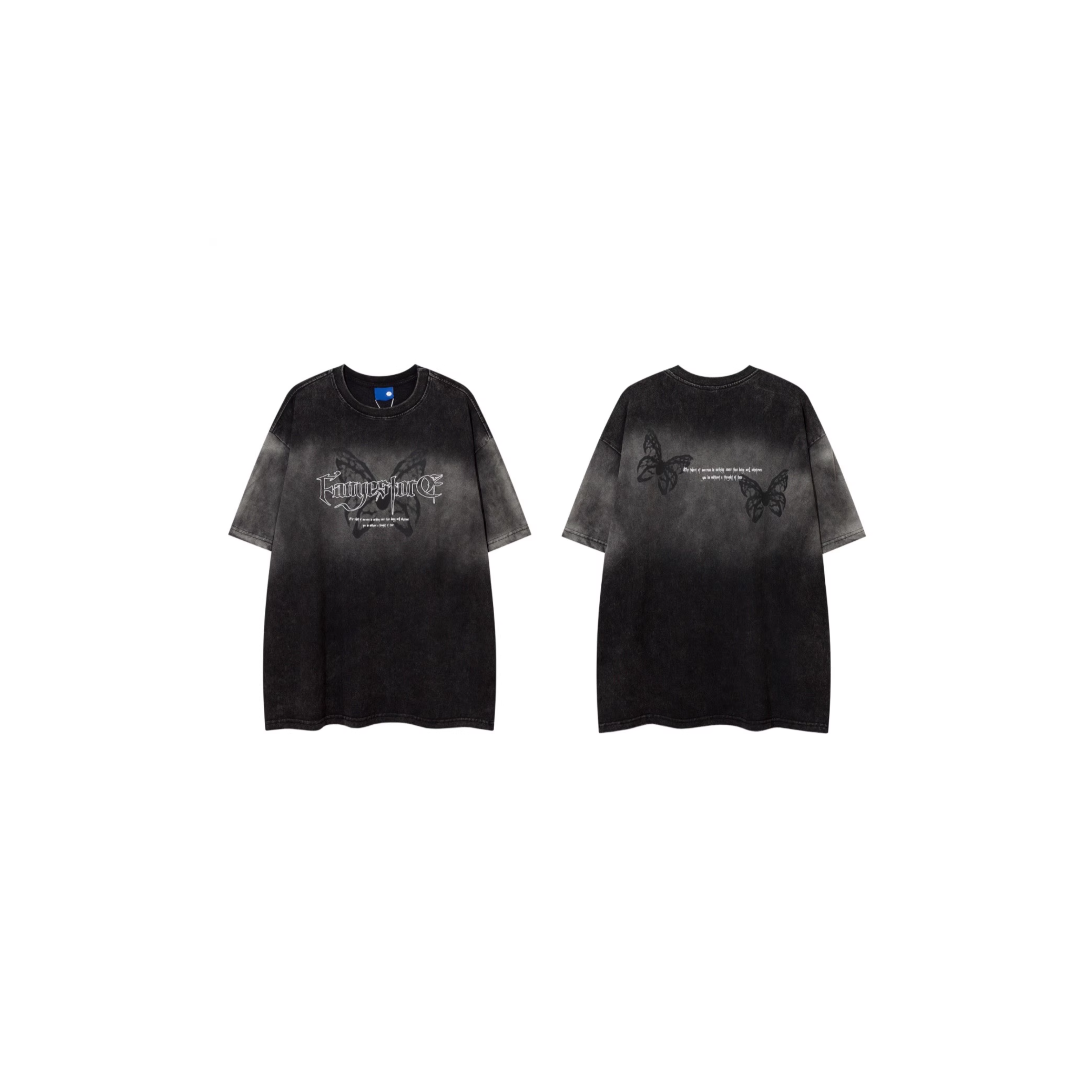 Grunge Fade Butterfly Tee