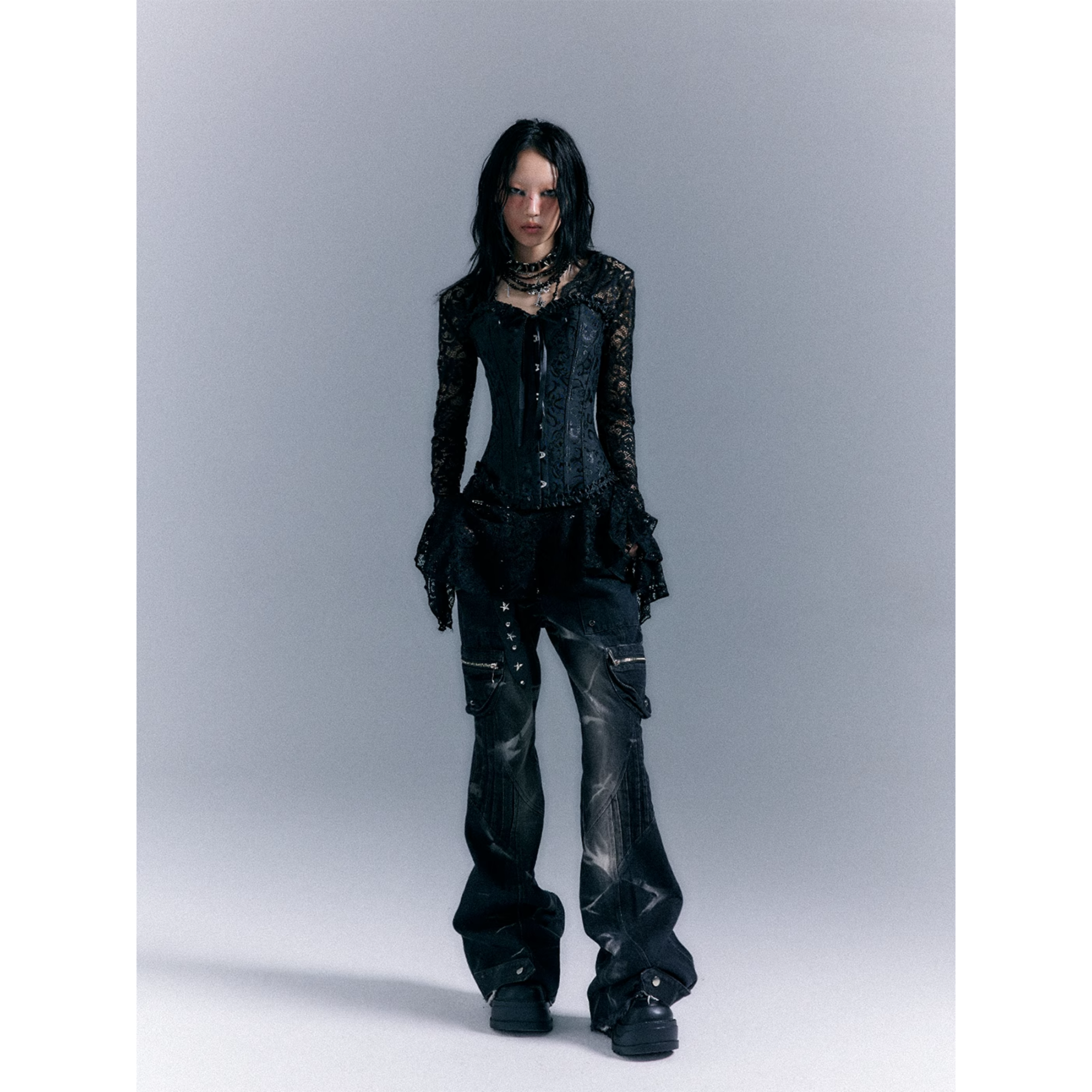 Cyber Eclipse Denim Pants