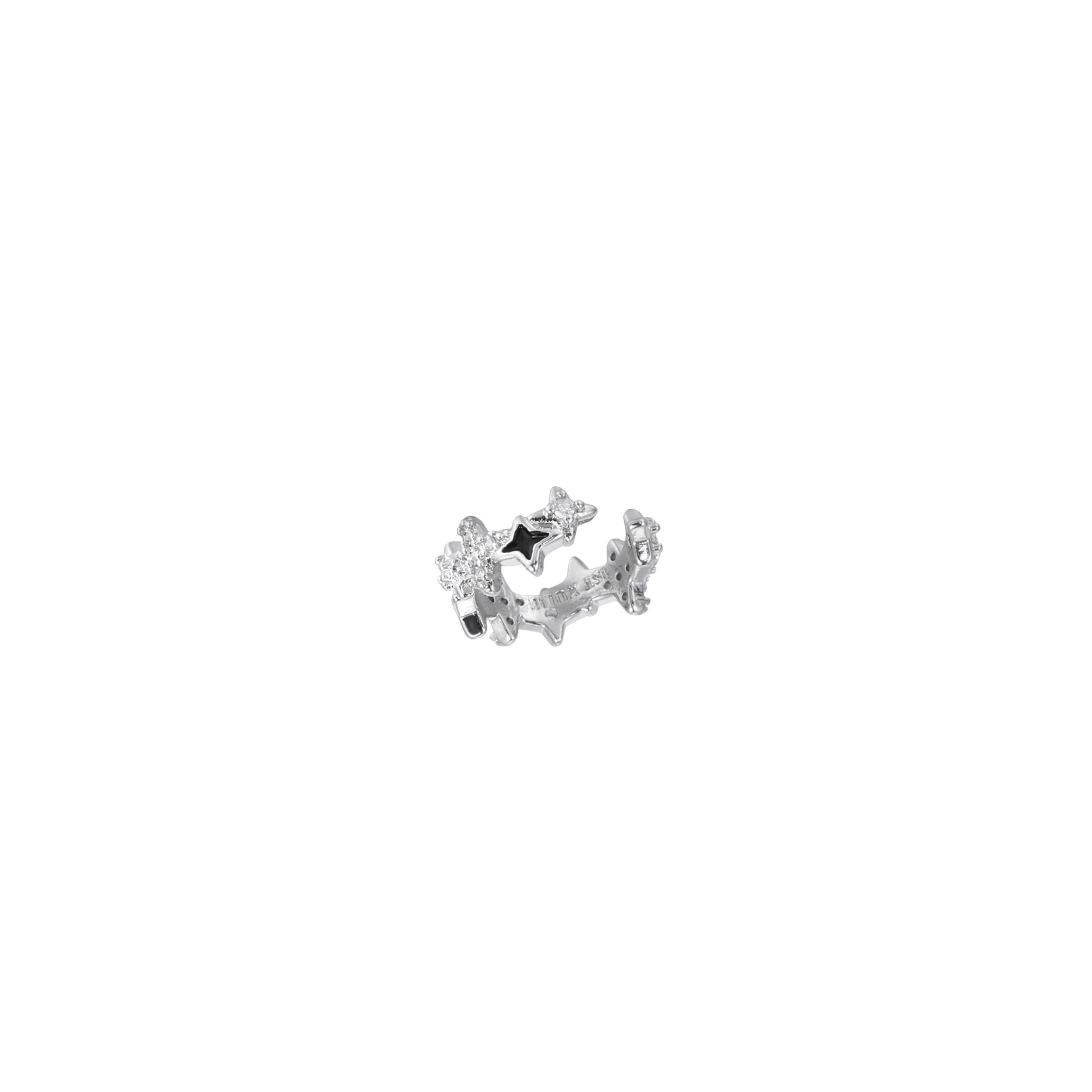 S925 STAR PIERCE&EAR CUFF SET