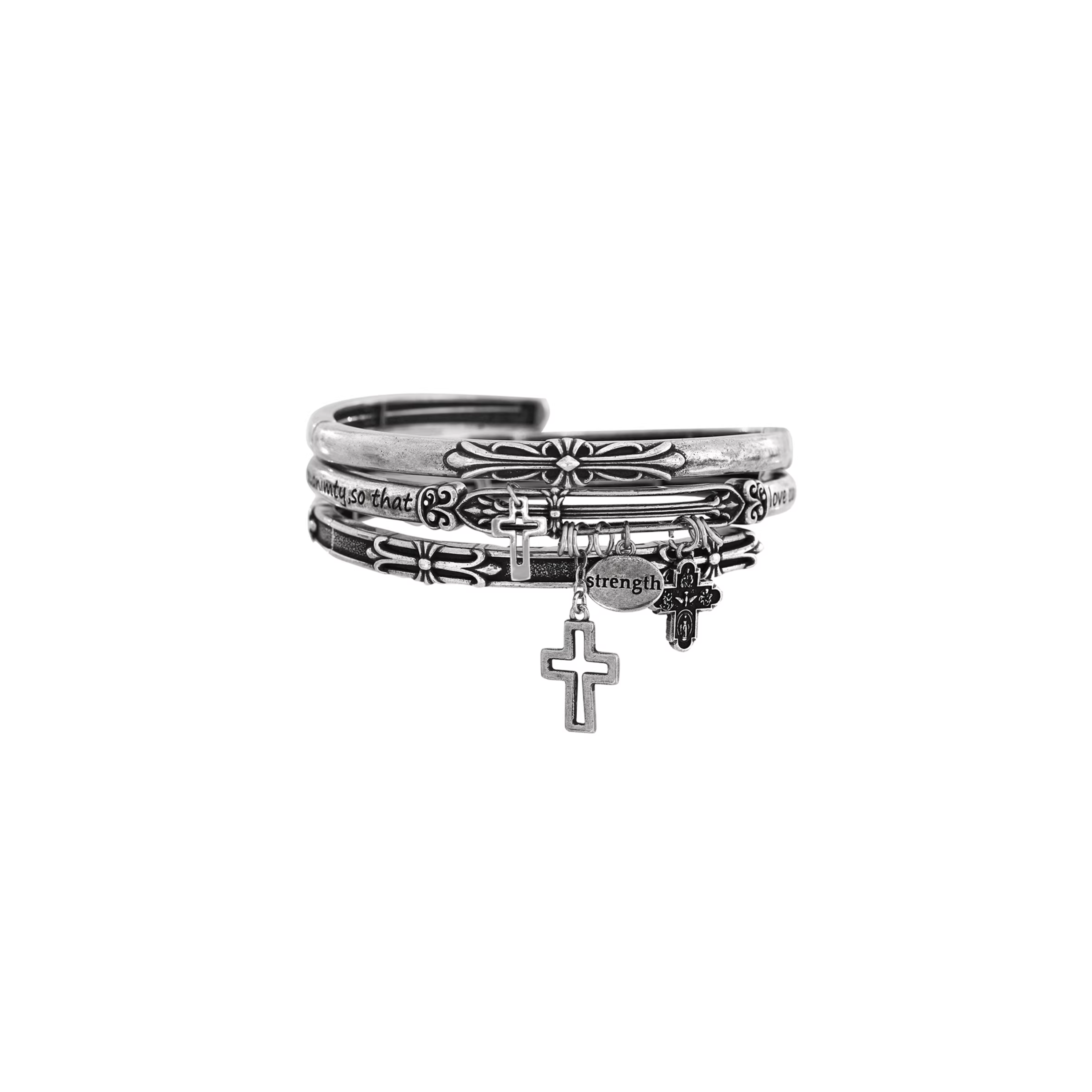 S925 CRUCIFIX CROSS BRACELET