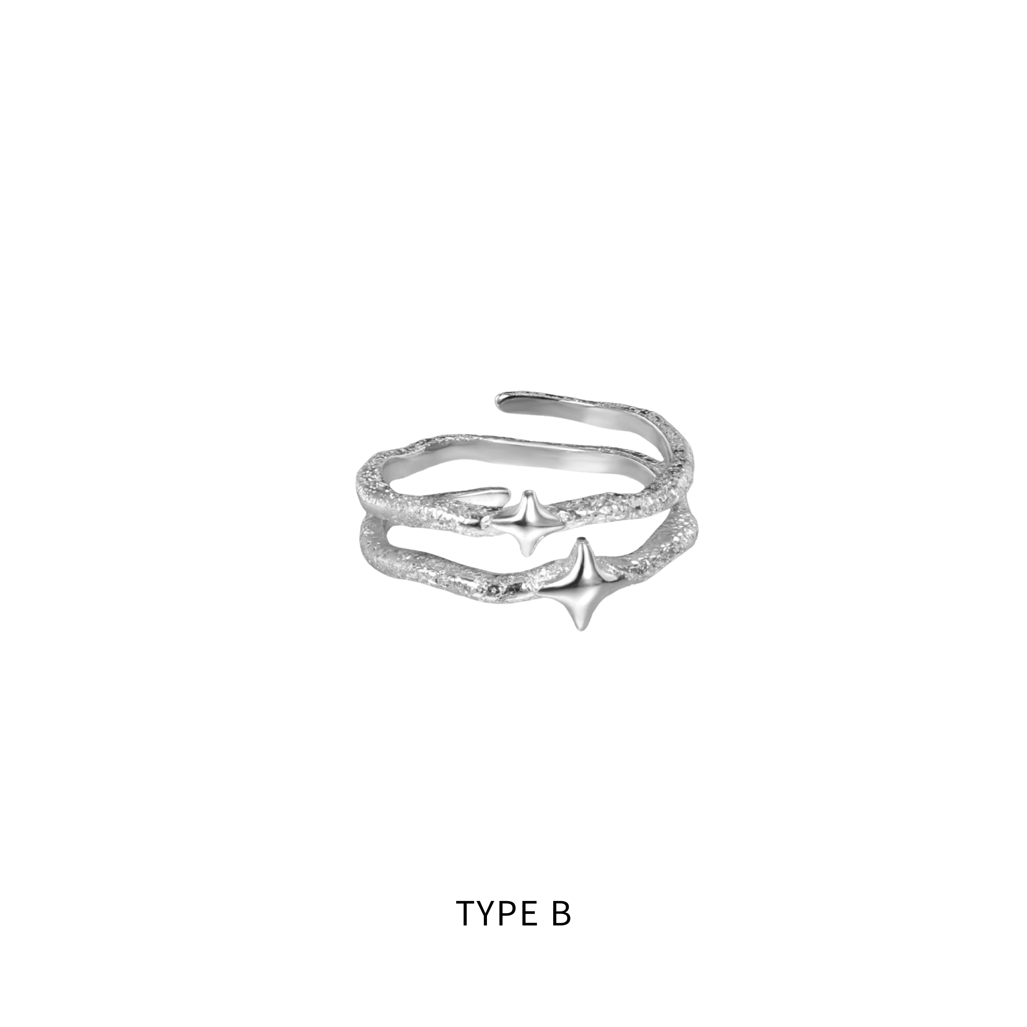 S925 AXIS RING SET