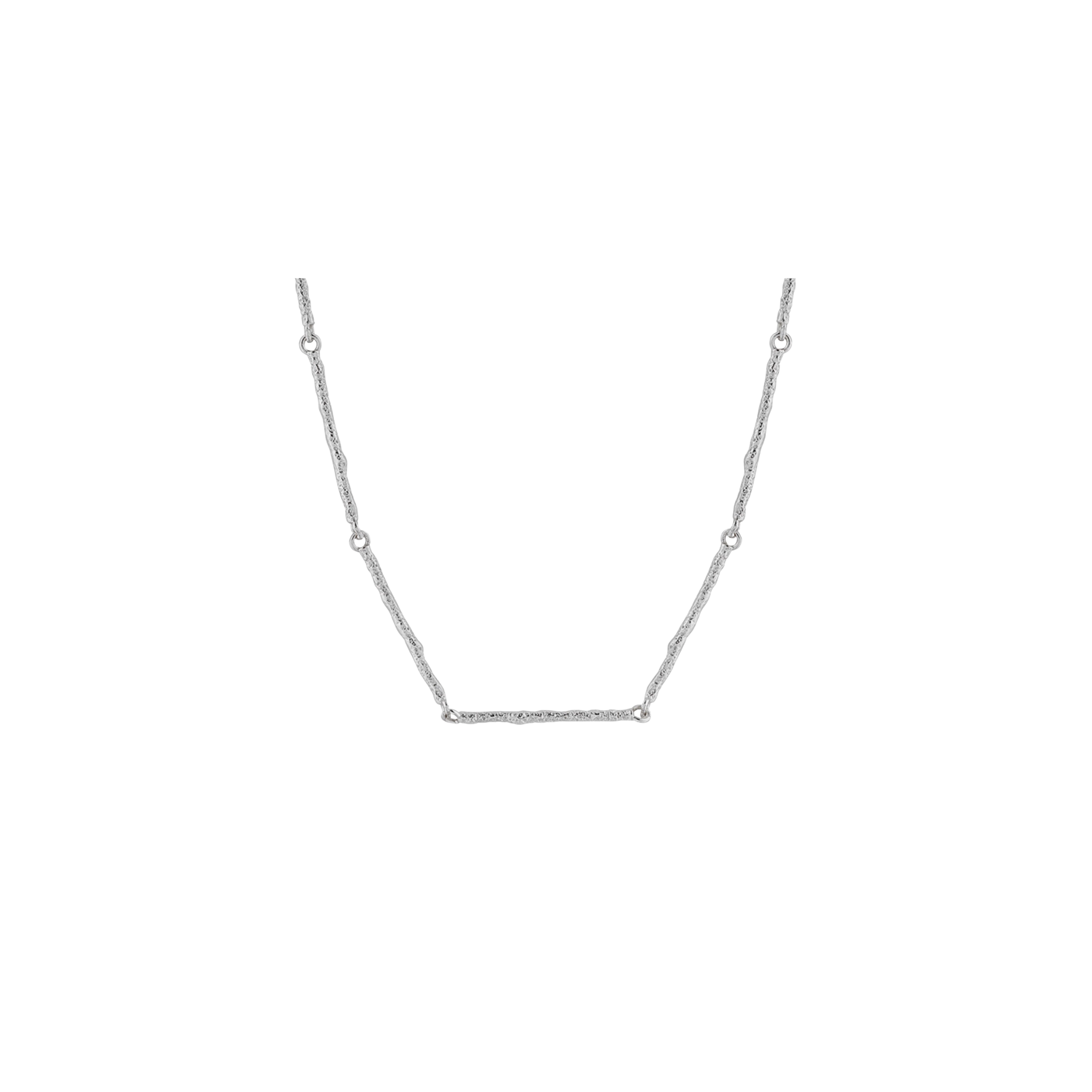 S925 LUNE TEXTURE NECKLACE