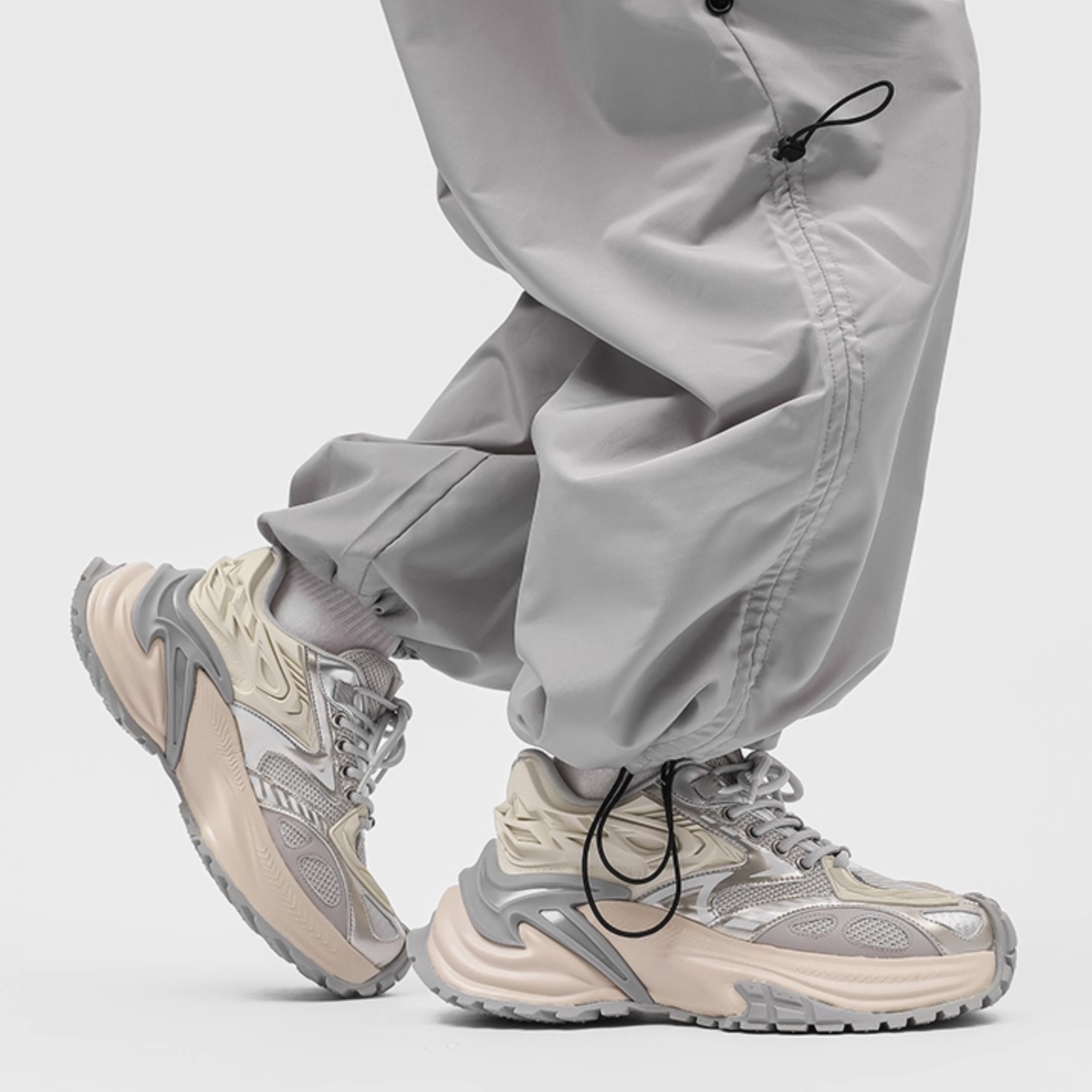 NEO ORBIT DAD SNEAKERS / LIGHT BEIGE×GREY