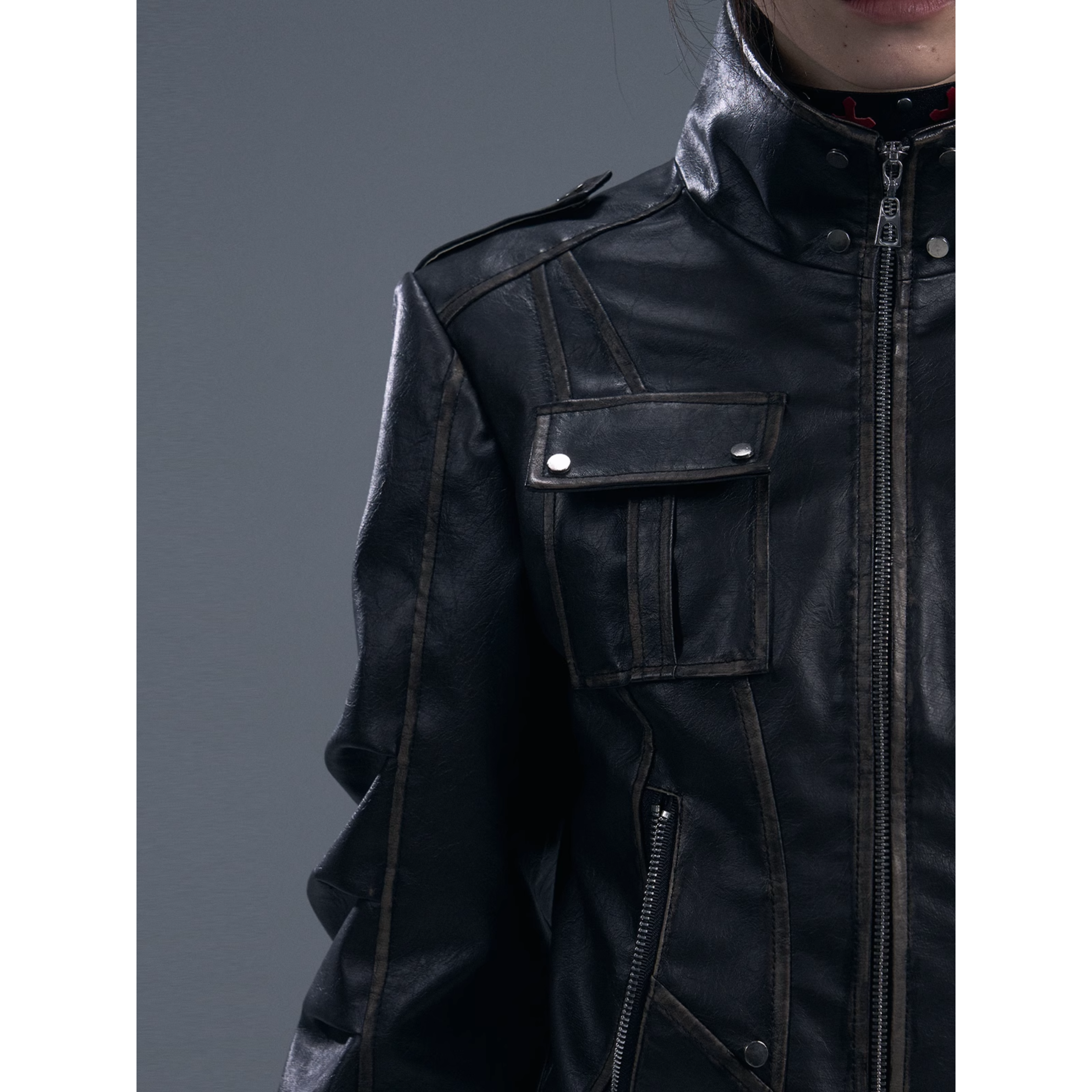 Punk Revival Leather Jacket