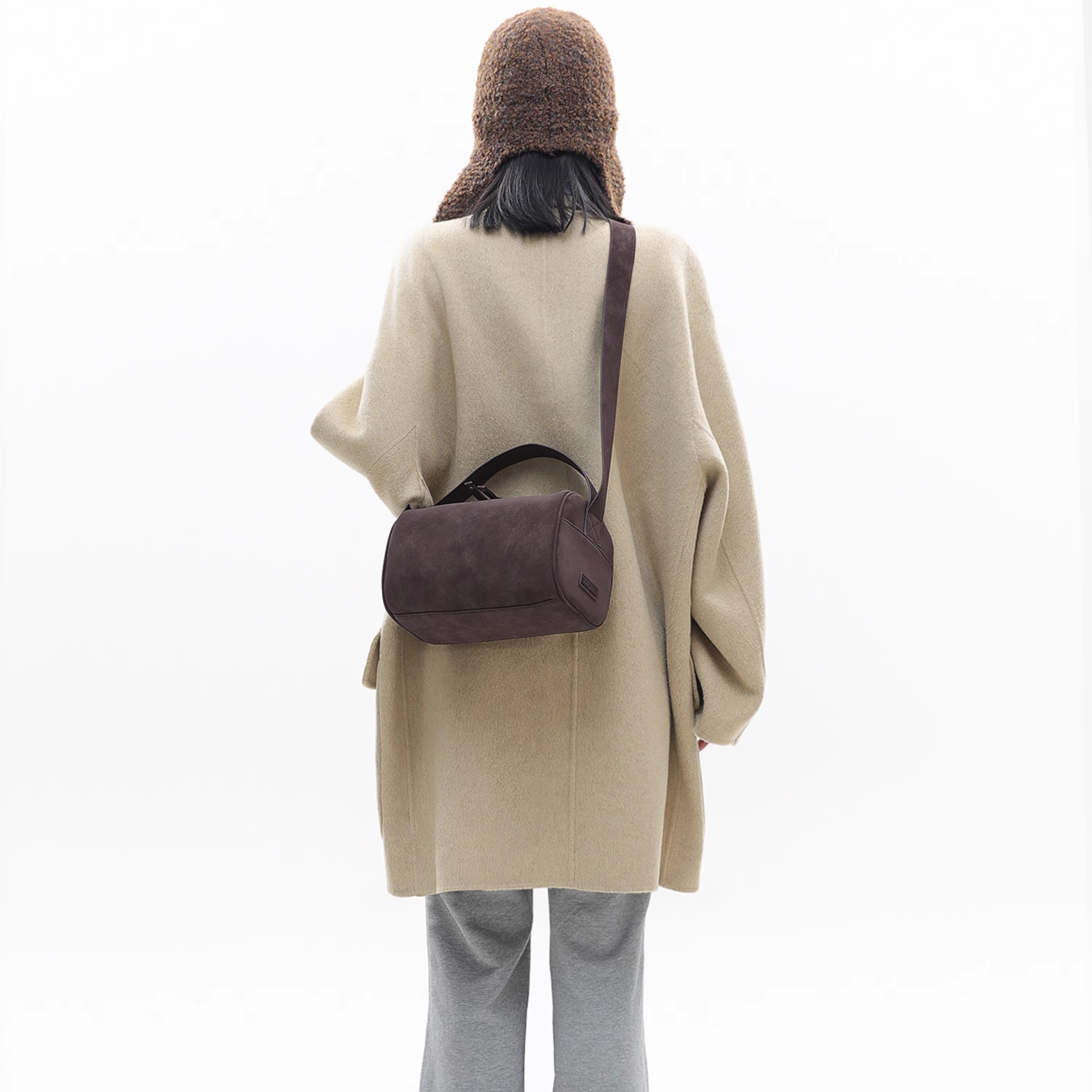 VINTAGE LEATHER BOSTON BAG
