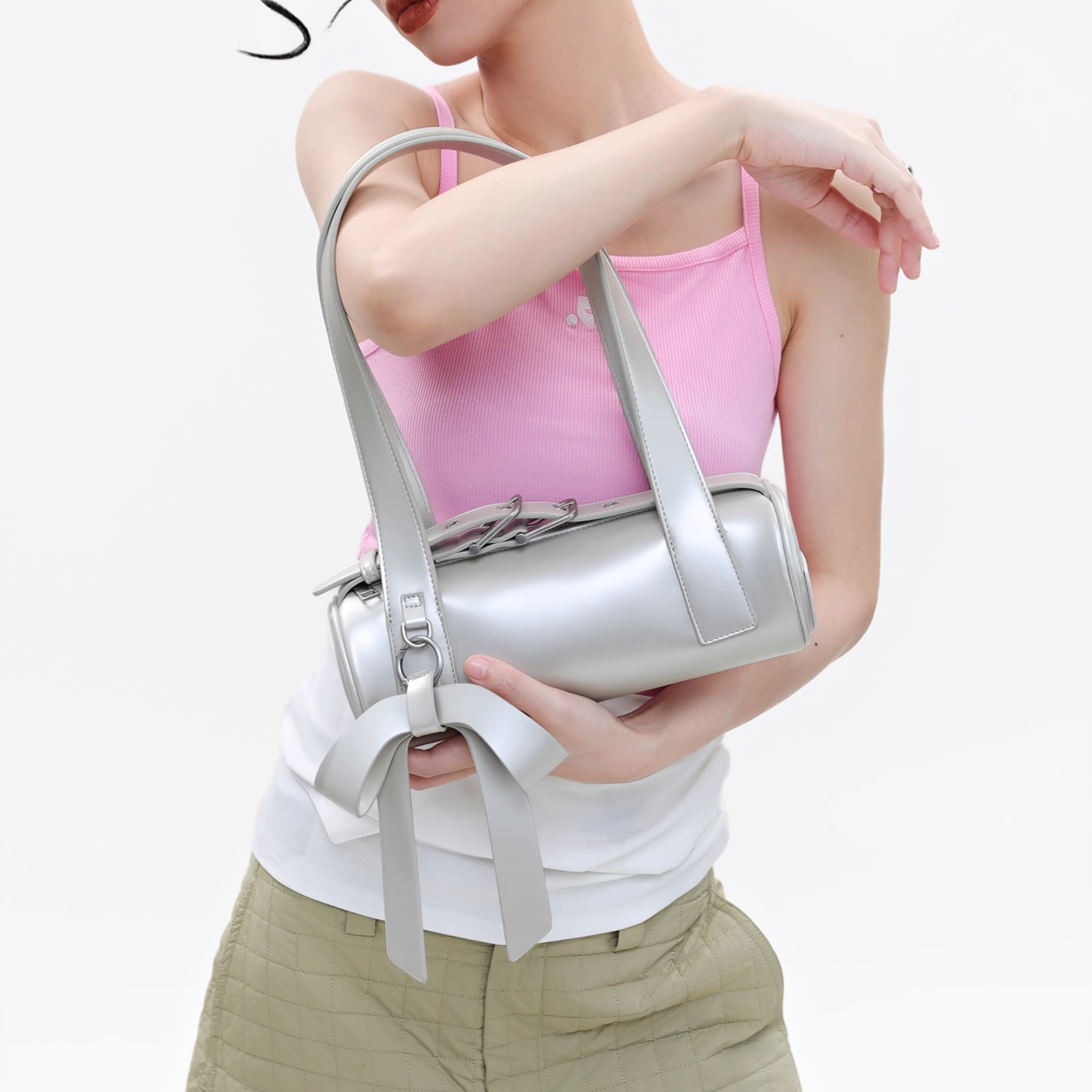 BALLETCORE RIBBON SHOULDER BAG