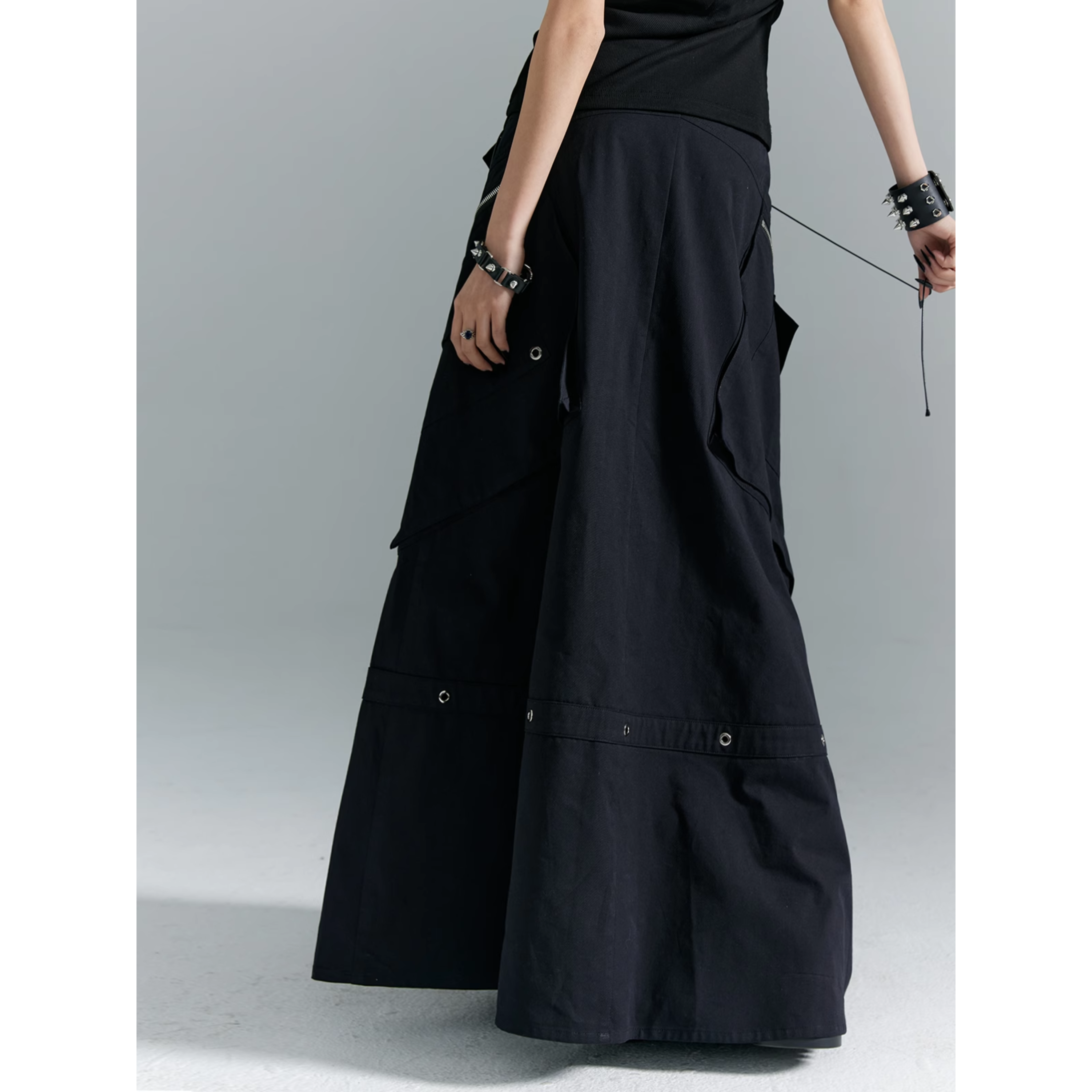 Blackout Utility Maxi Skirt